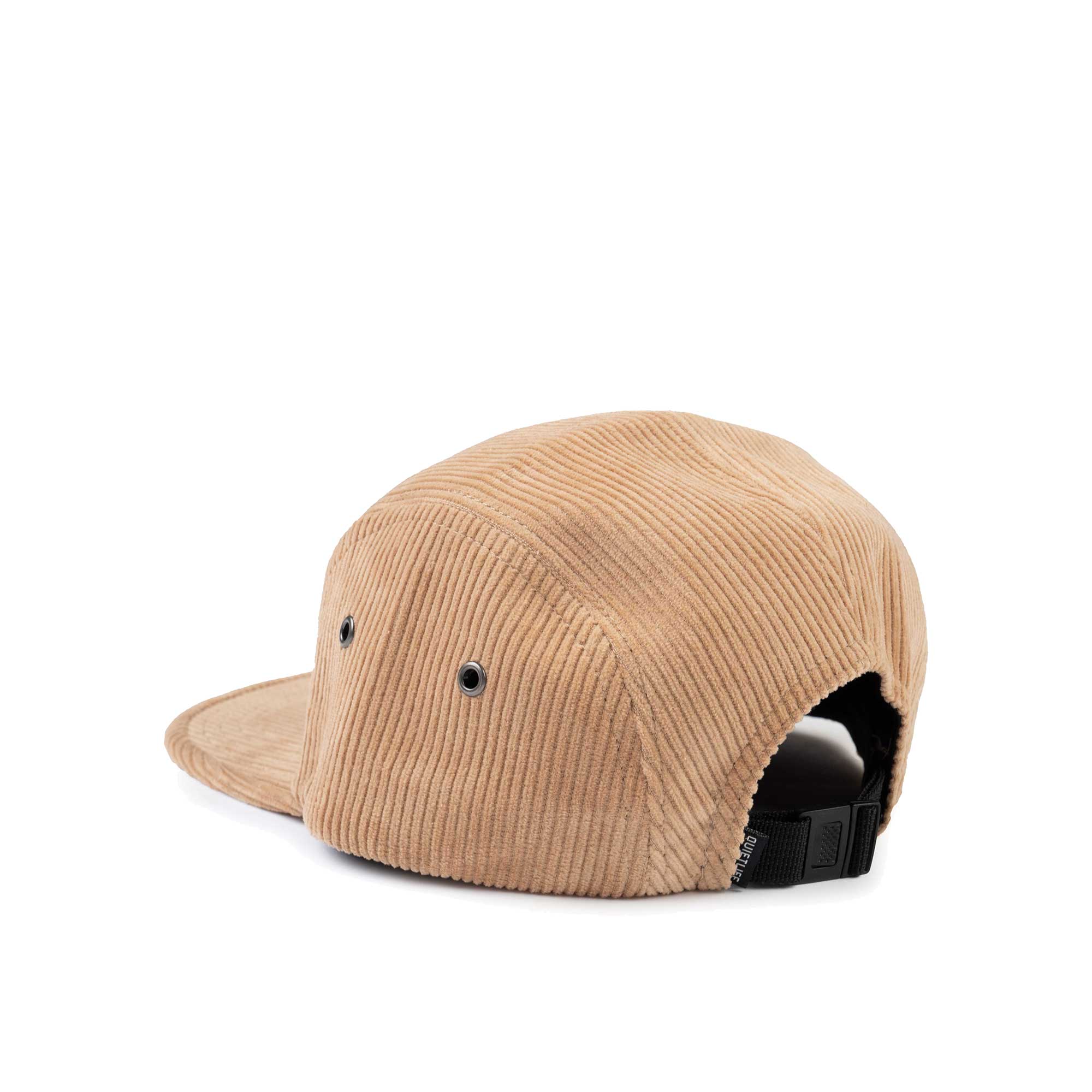 The Quiet Life Cord 5 Panel Camper Hat, Tan — available at Norwood