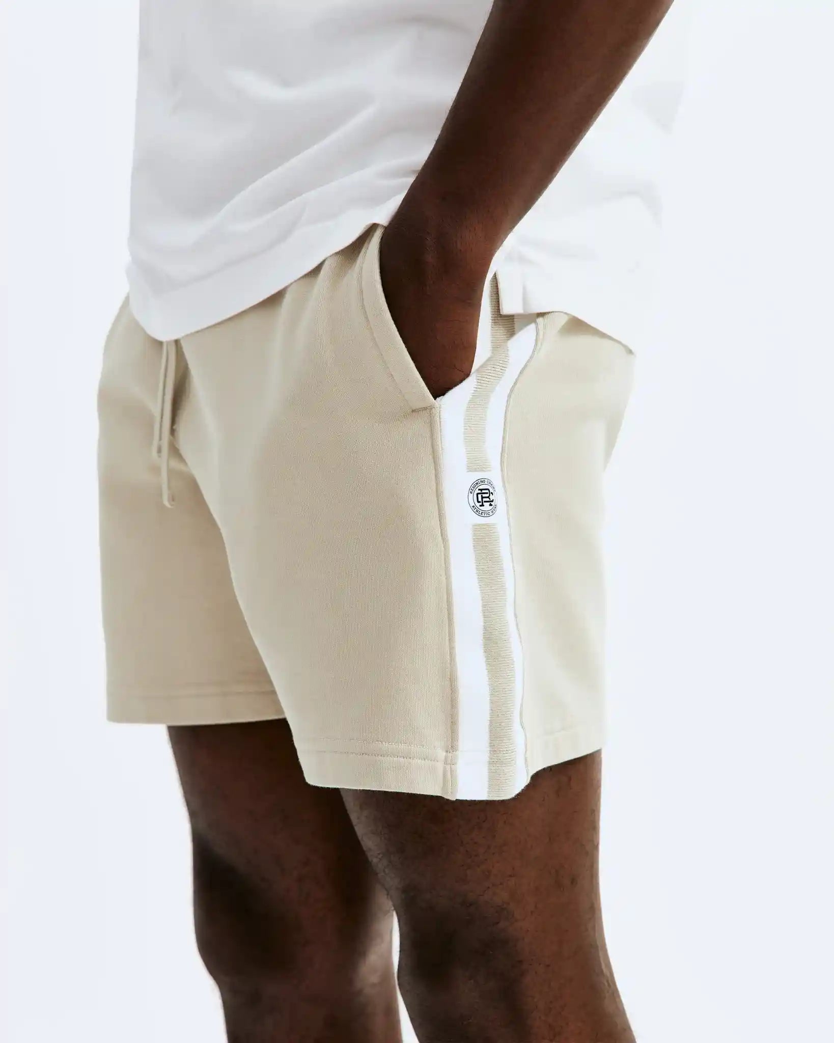 Reigning Champ Side Stripe Short — available at Norwood