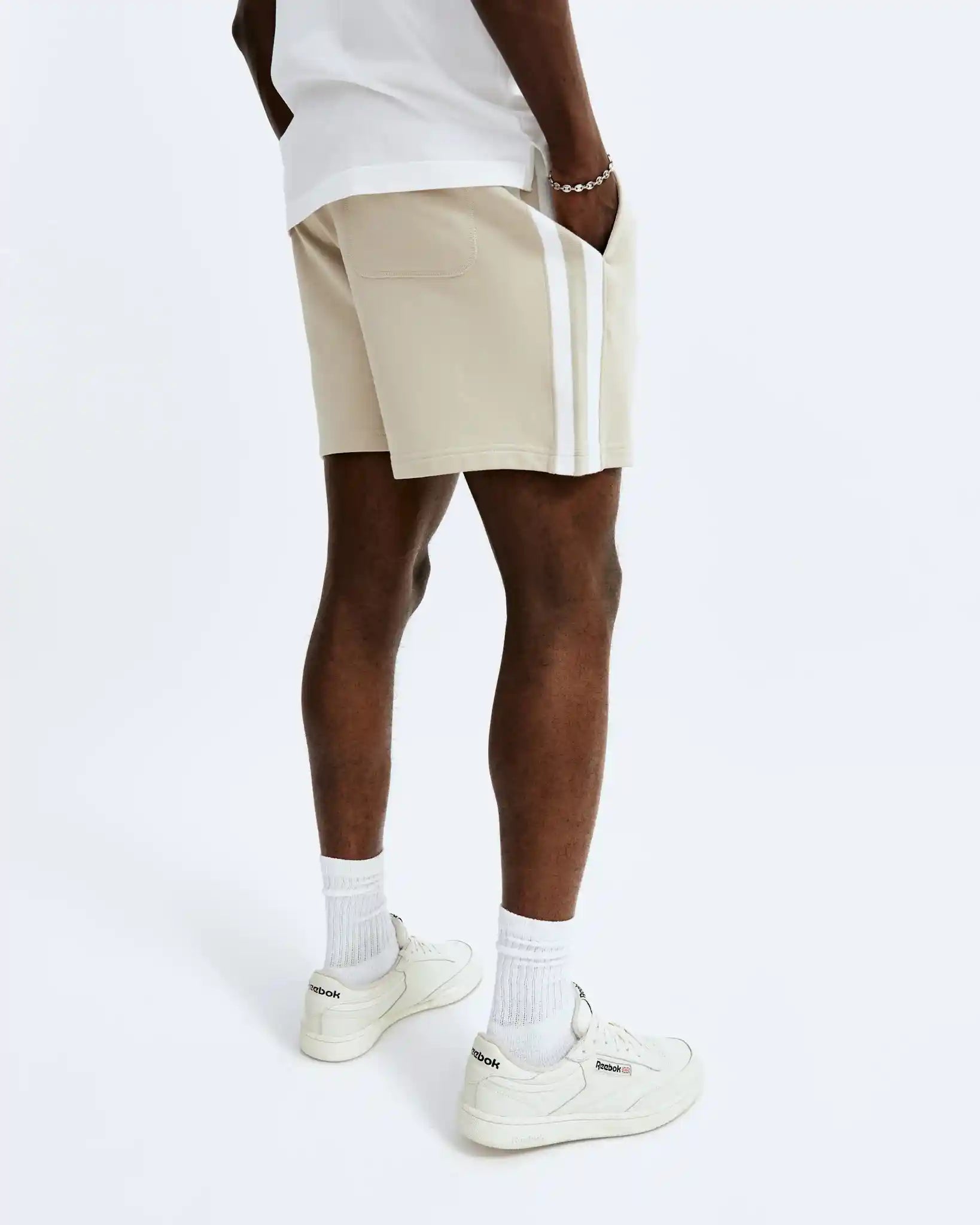 Reigning Champ Side Stripe Short — available at Norwood