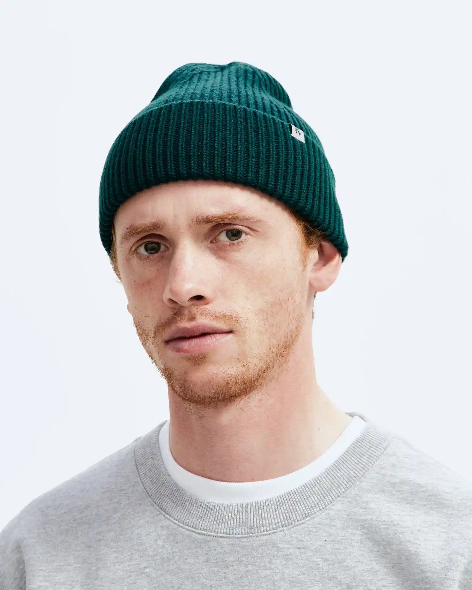 Reigning Champ Watch Cap, british racing green — available at Norwood