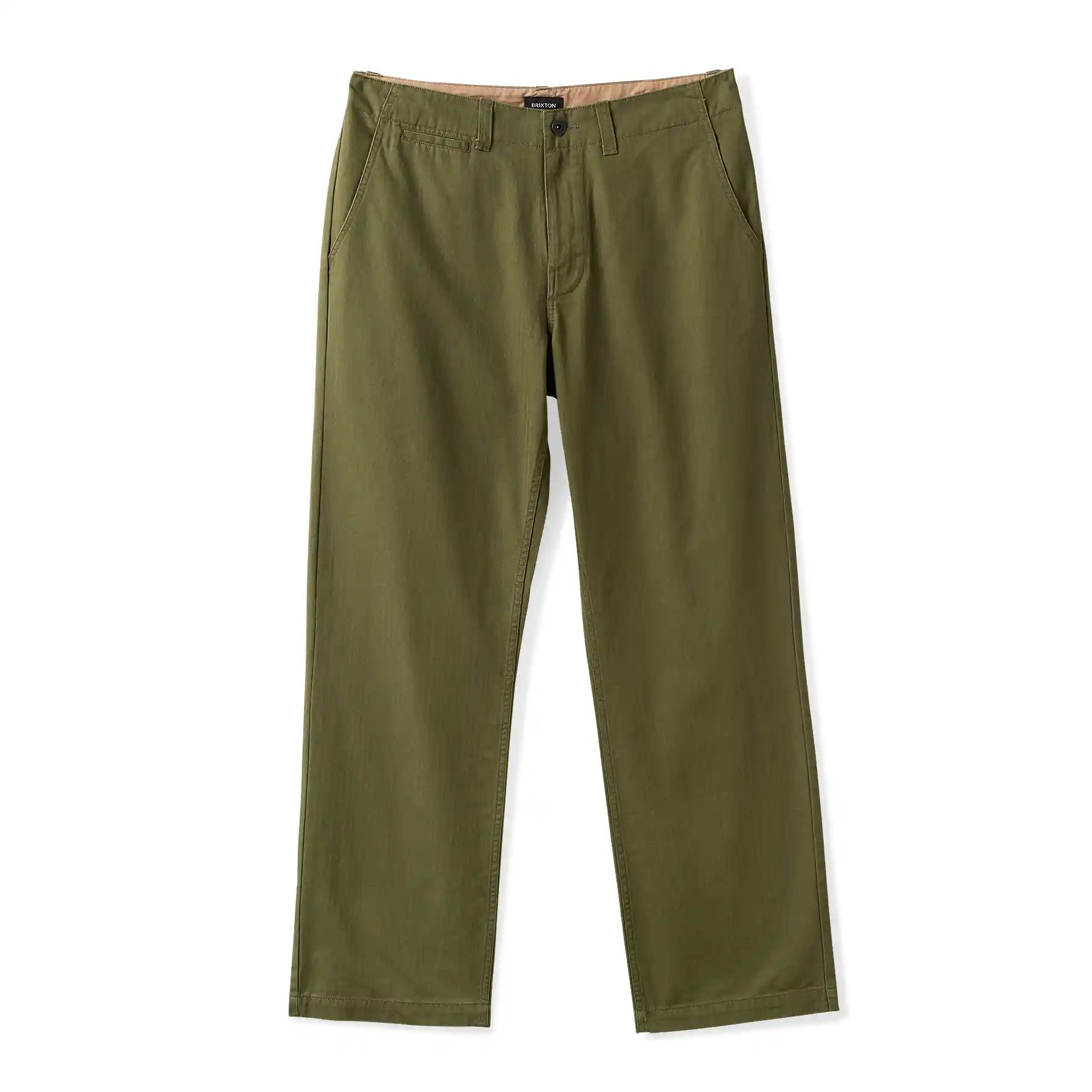 Brixton Surplus Herringbone Trouser Pants, olive surplus