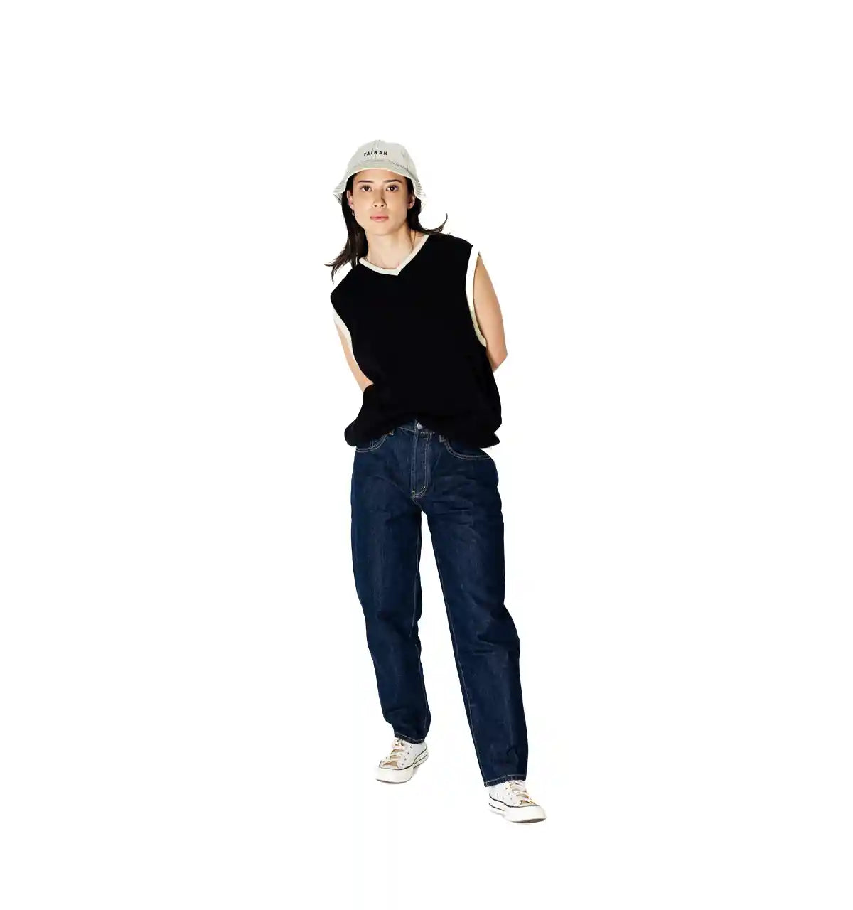 Taikan Knitted Sweater Vest — available at Norwood