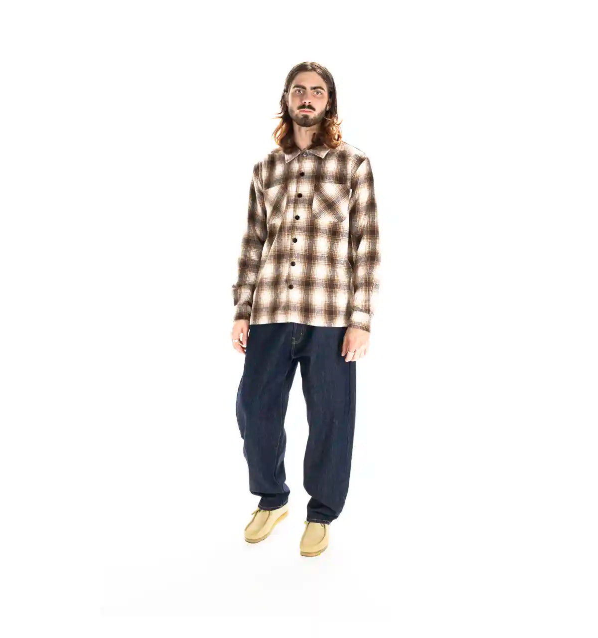 Taikan Heavyweight Plaid Shirt — available at Norwood