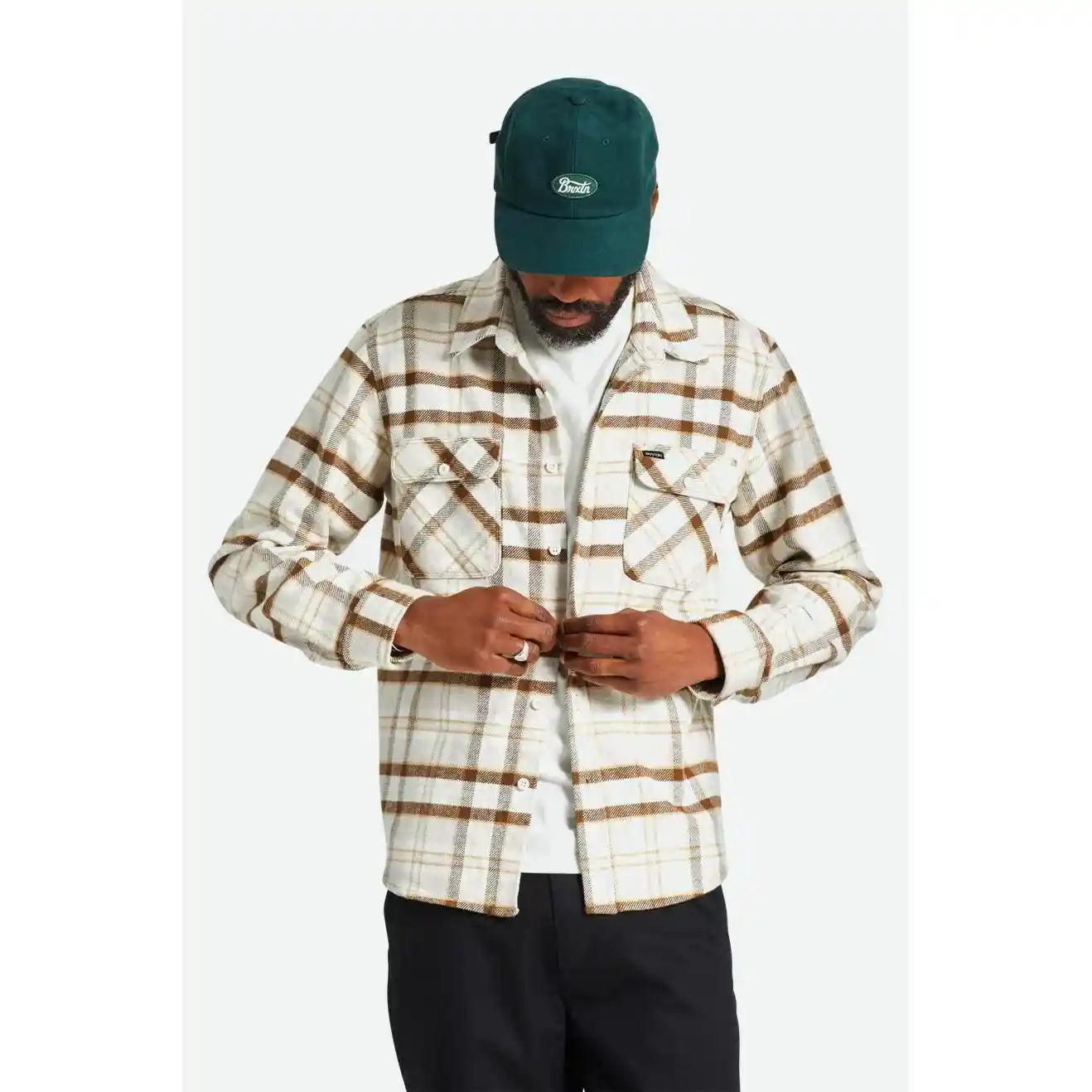 Brixton Bowery Heavy Weight Flannel — available at Norwood