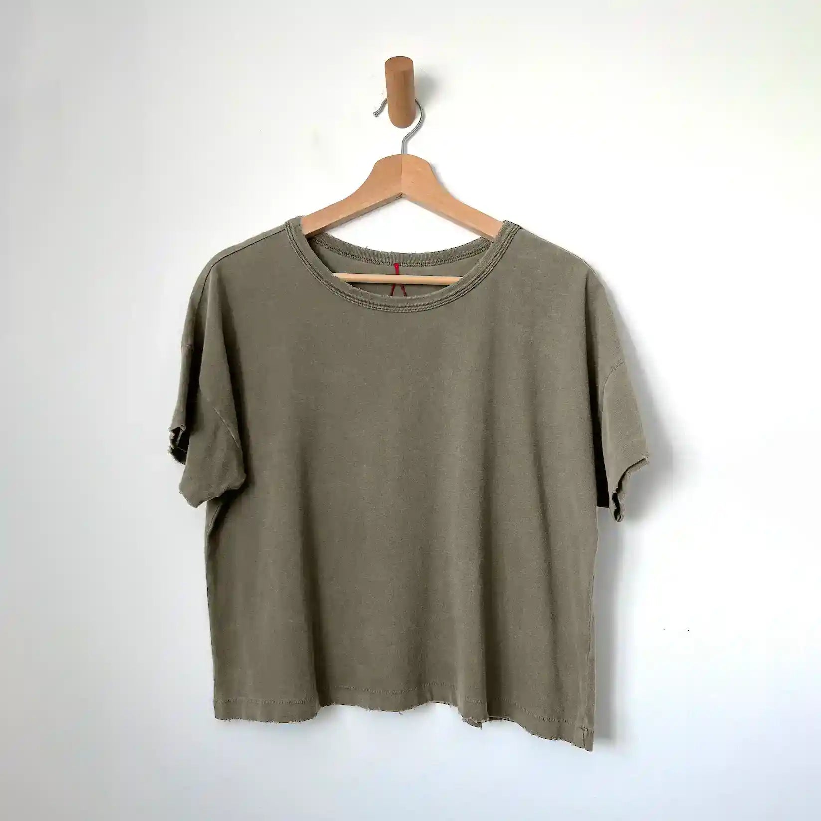 Le Bon Shoppe Womens Fille Tee, army green