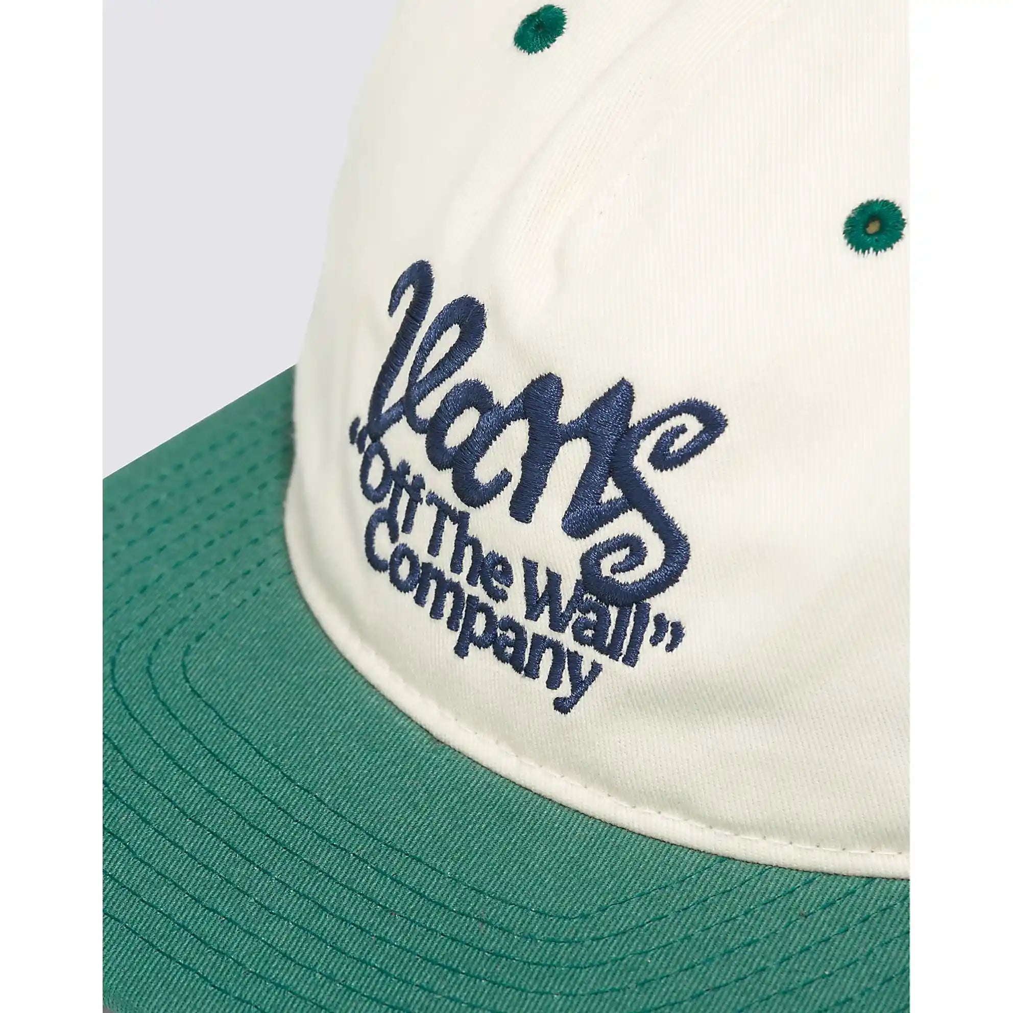 Vans Type Low Unstructured Hat, bistro green — available at Norwood
