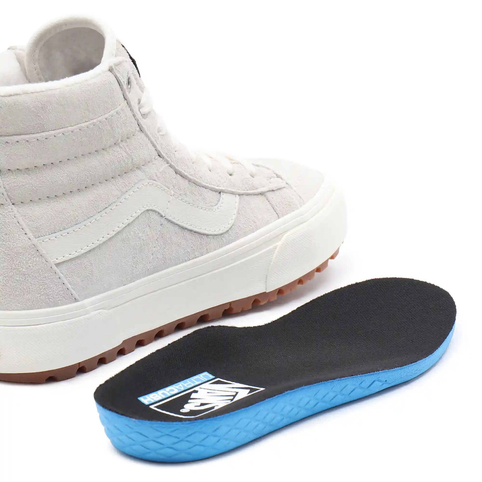 Vans Womens Sk8-Hi® MTE-1, marshmallow/marshmallow — available at Norwood