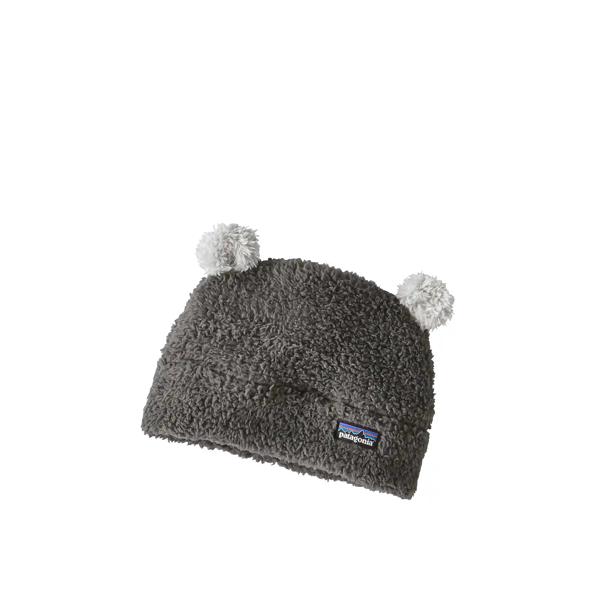 Patagonia Baby Furry Friends Hat, forge grey w/drifter grey