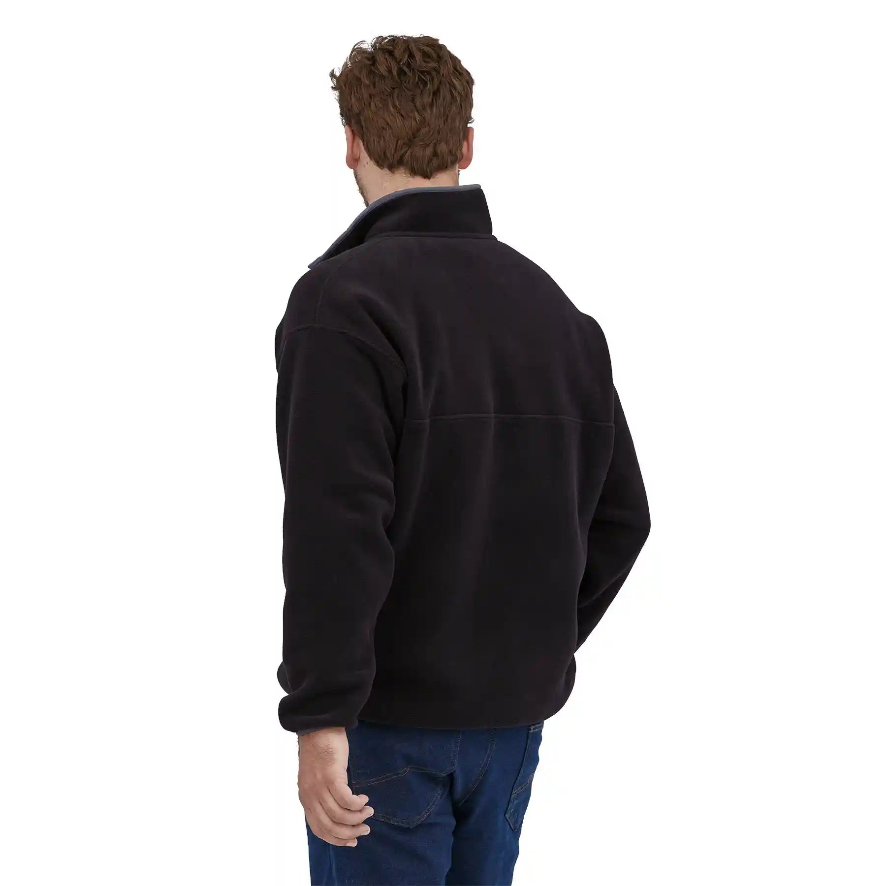 Patagonia Synchilla Snap-T Pullover, black w/forge grey — available at Norwood