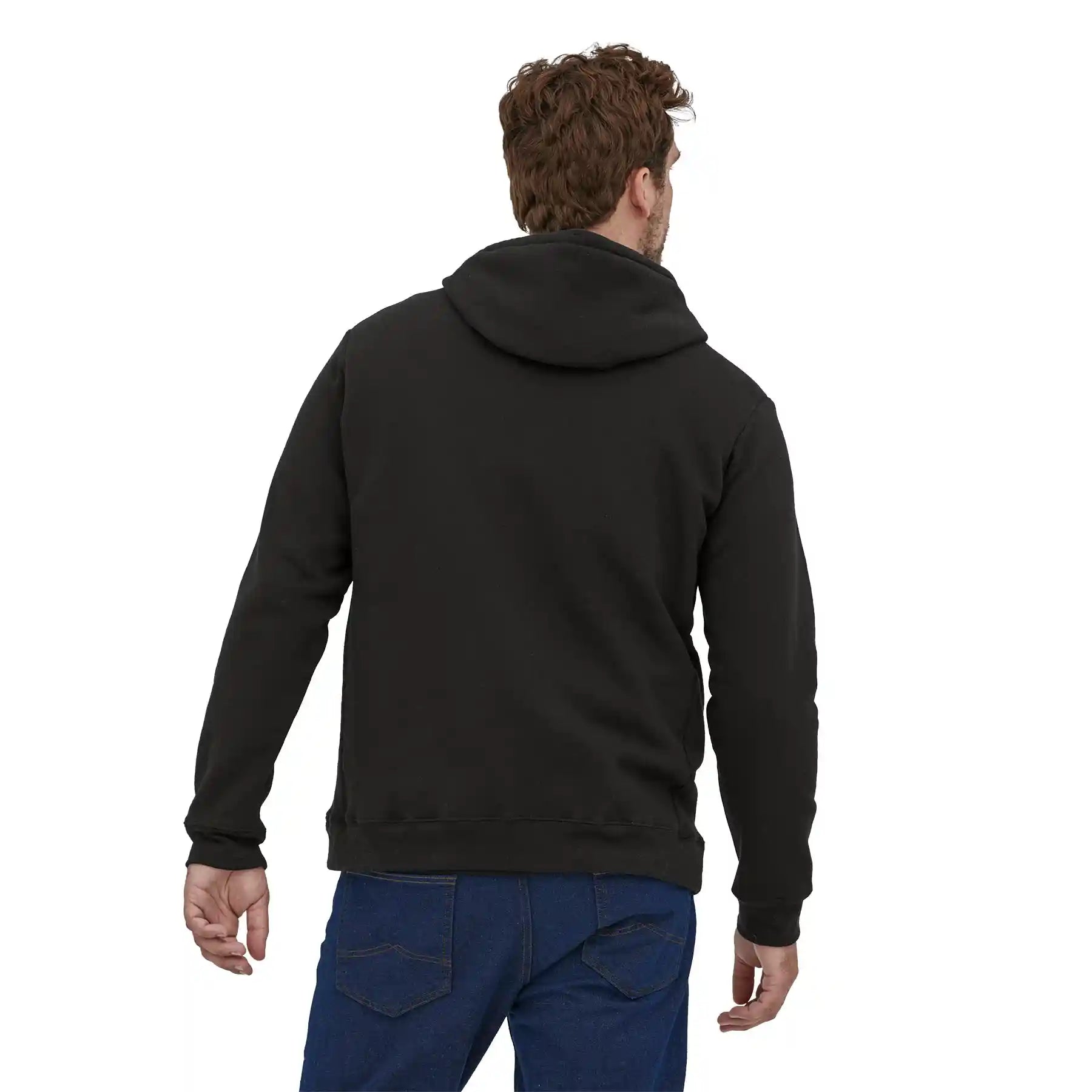 Patagonia P-6 Logo Uprisal Hoody, black — available at Norwood