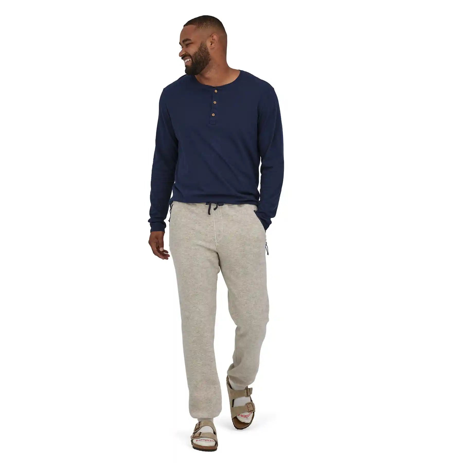 Patagonia Synchilla Pants, oatmeal heather — available at Norwood