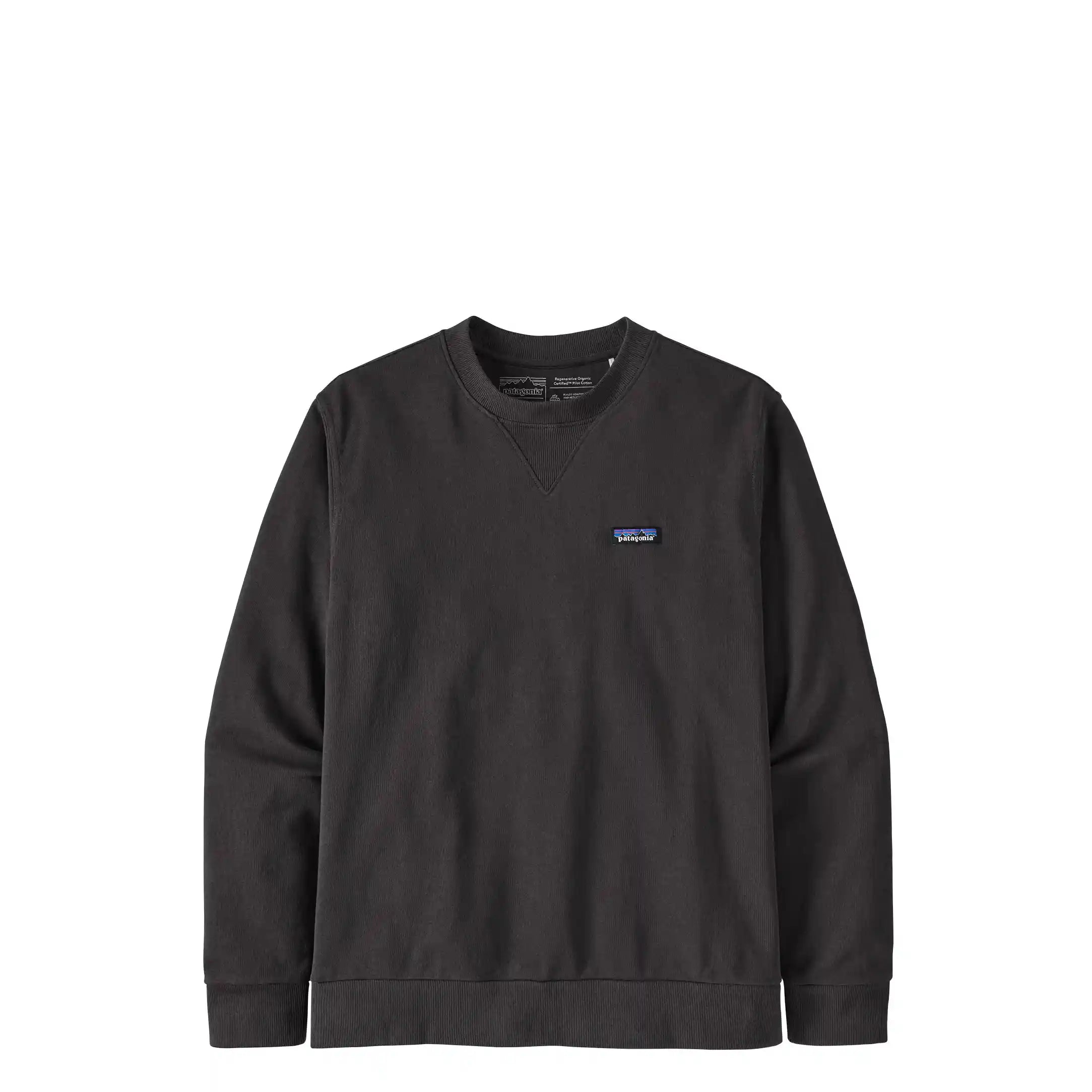 Patagonia Regenerative Organic Certified Cotton Crewneck Sweatshirt, ink black