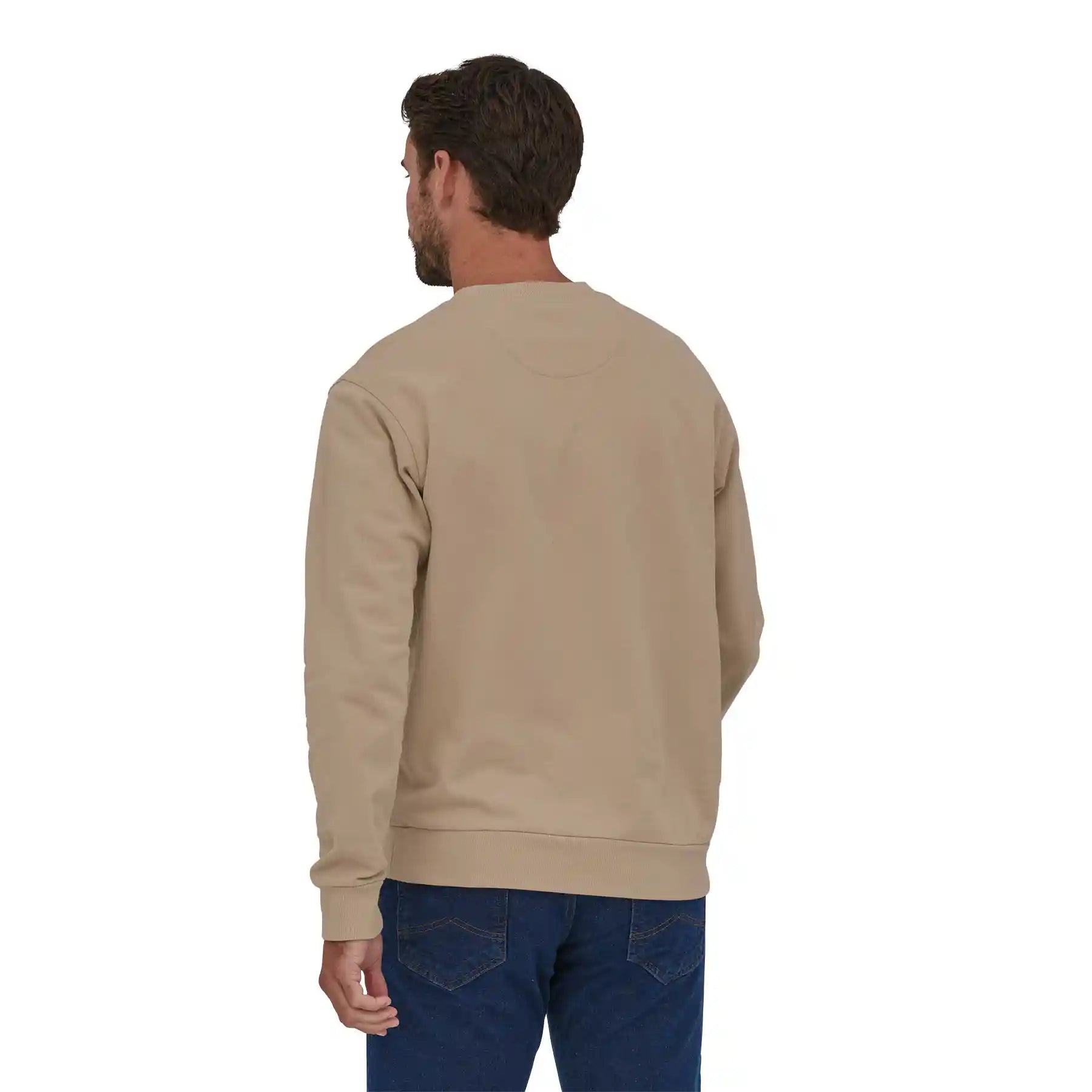 Patagonia Regenerative Organic Certified Cotton Crewneck Sweatshirt, oar tan — available at Norwood