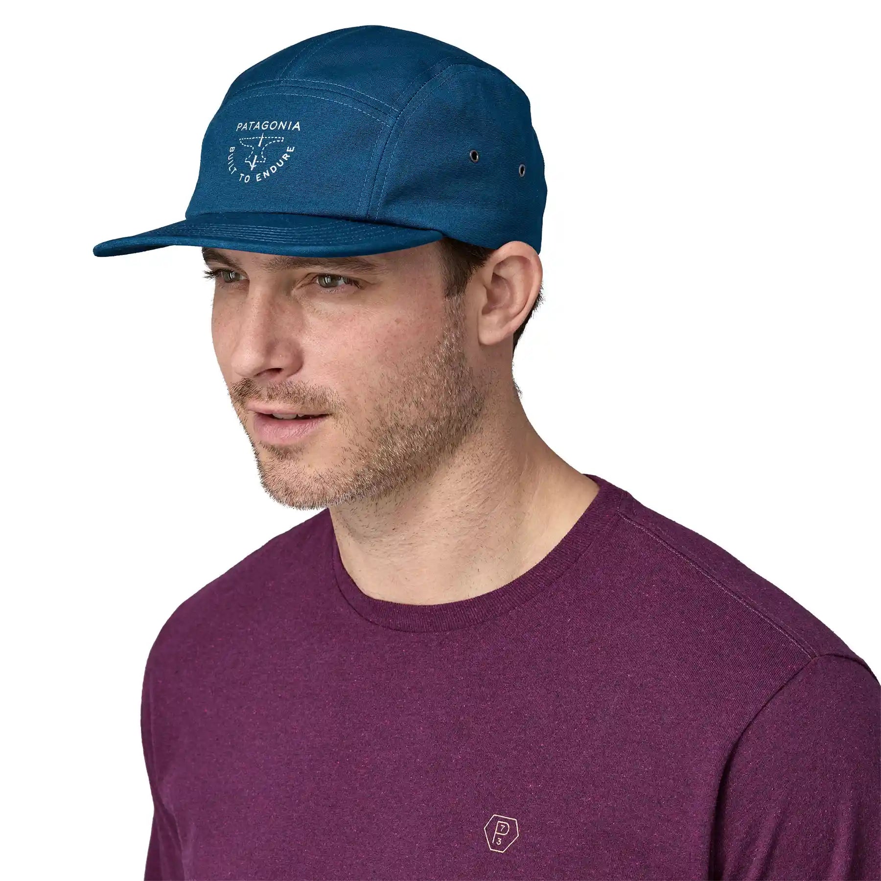 Patagonia Graphic Maclure Hat, forge mark crest: lagom blue — available at Norwood