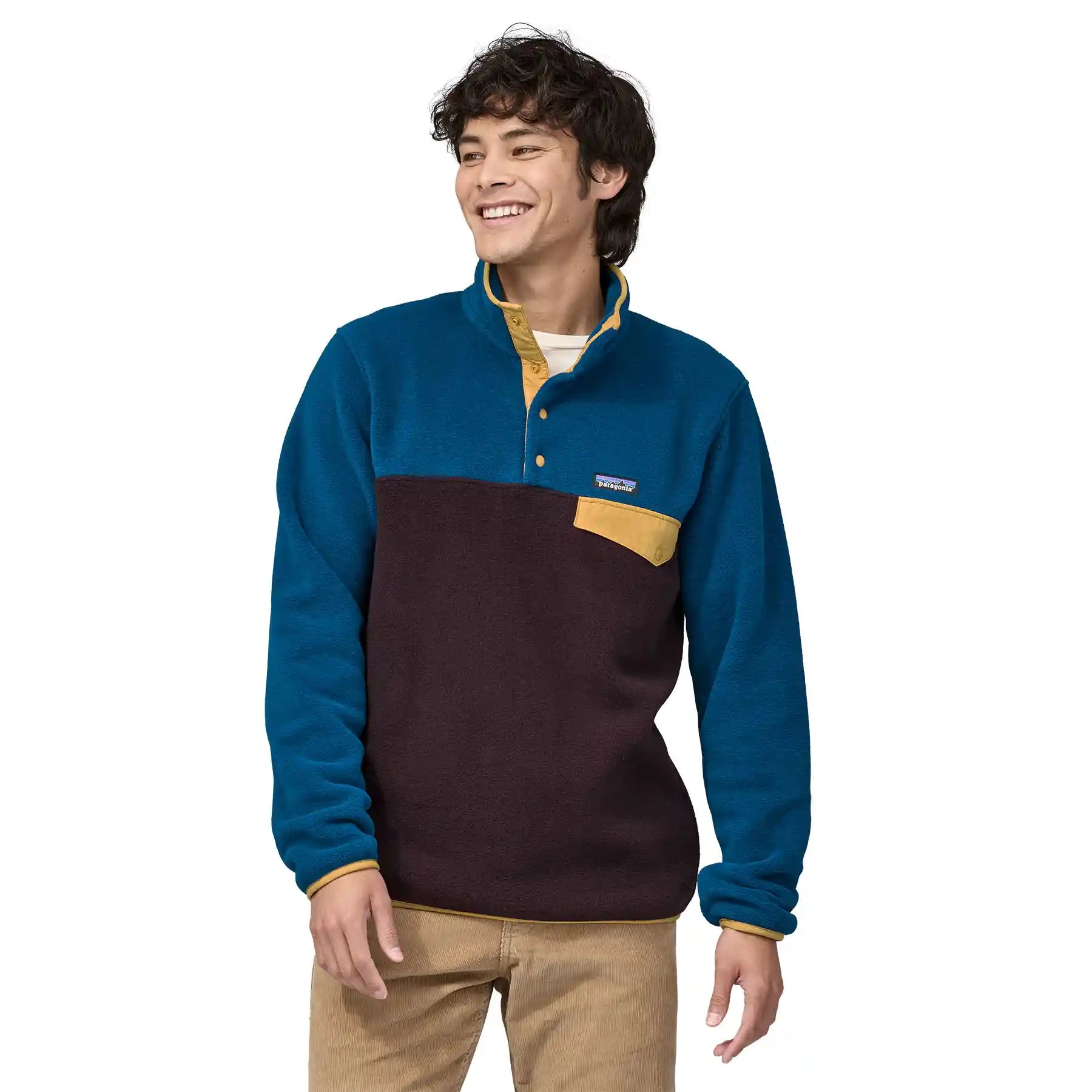 Patagonia Lightweight Synchilla Snap-T Pullover, obsidian plum — available at Norwood