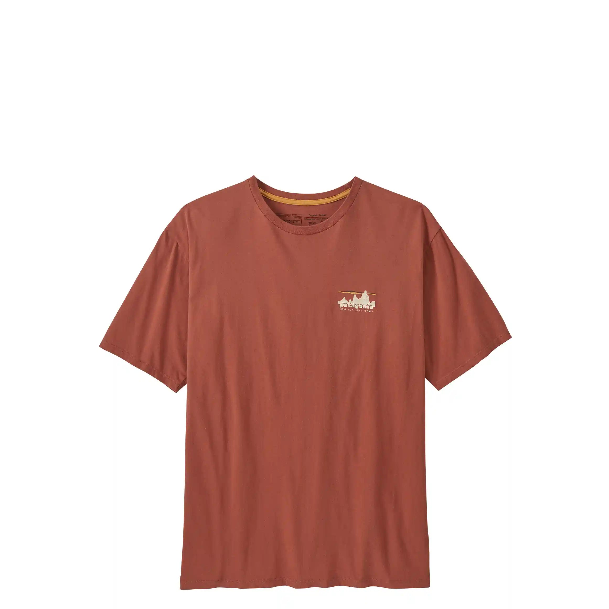 Patagonia '73 Skyline Organic T-Shirt, burl red — available at Norwood