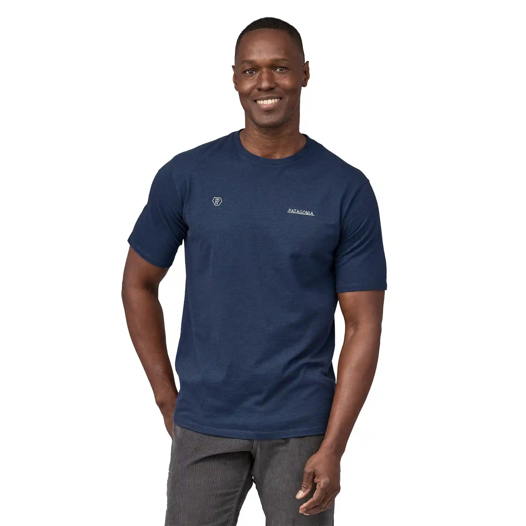 Patagonia Forge Mark Responsibili-Tee, lagom blue — available at Norwood
