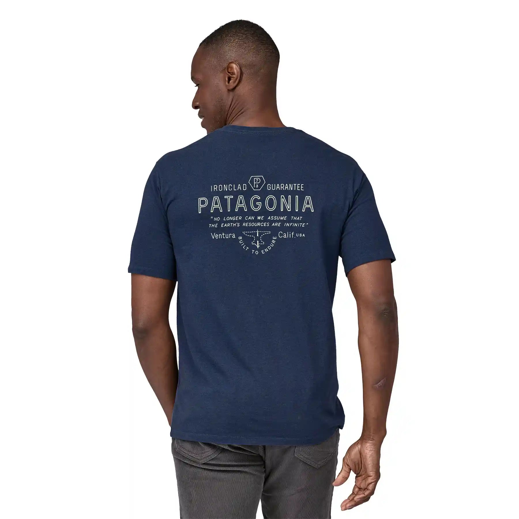 Patagonia Forge Mark Responsibili-Tee, lagom blue — available at Norwood