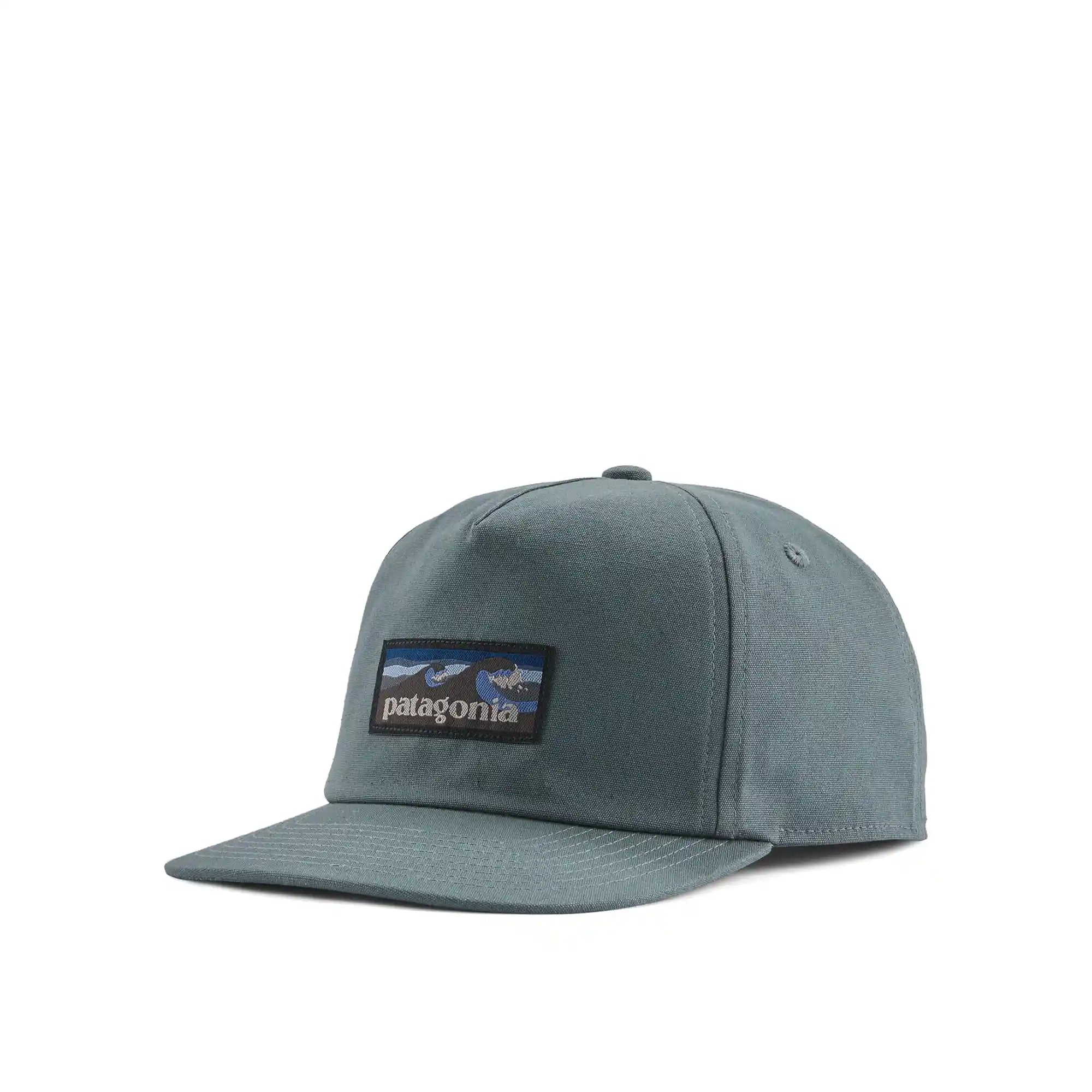 Patagonia Boardshort Label Funfarer Cap, nouveau green