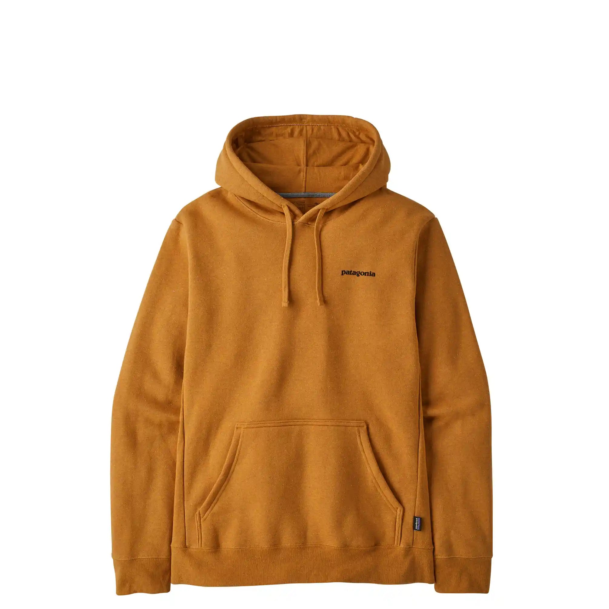 Patagonia Boardshort Logo Uprisal Hoody, dried mango — available at Norwood