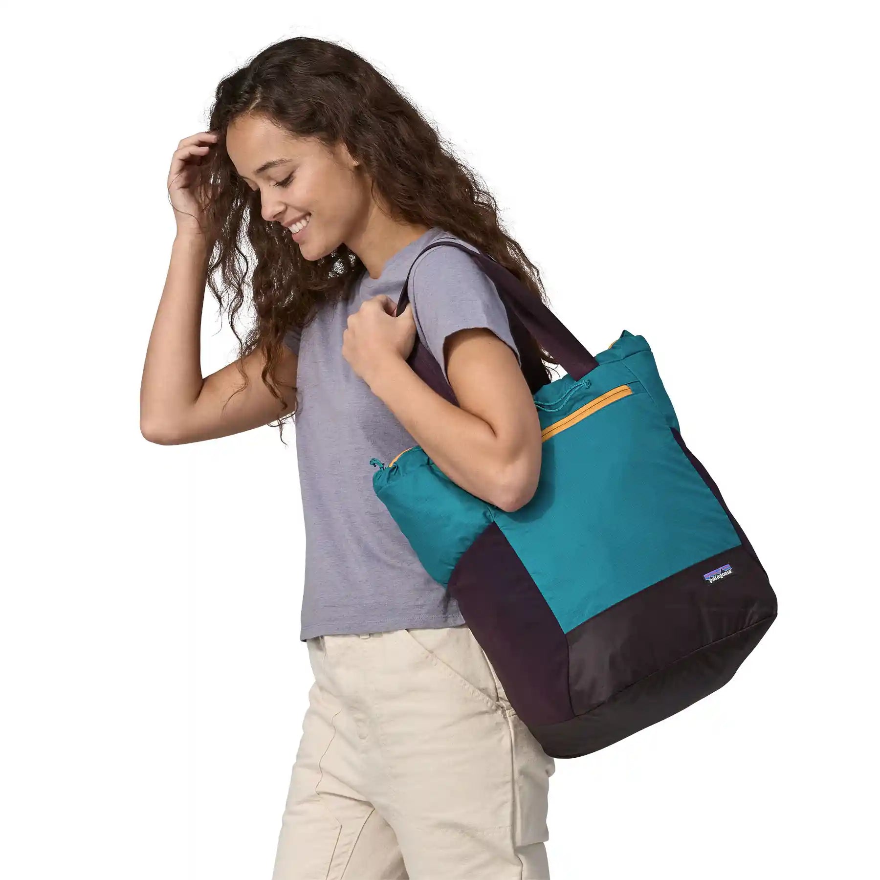 Patagonia Ultralight Black Hole Tote Pack, obsidian plum — available at Norwood