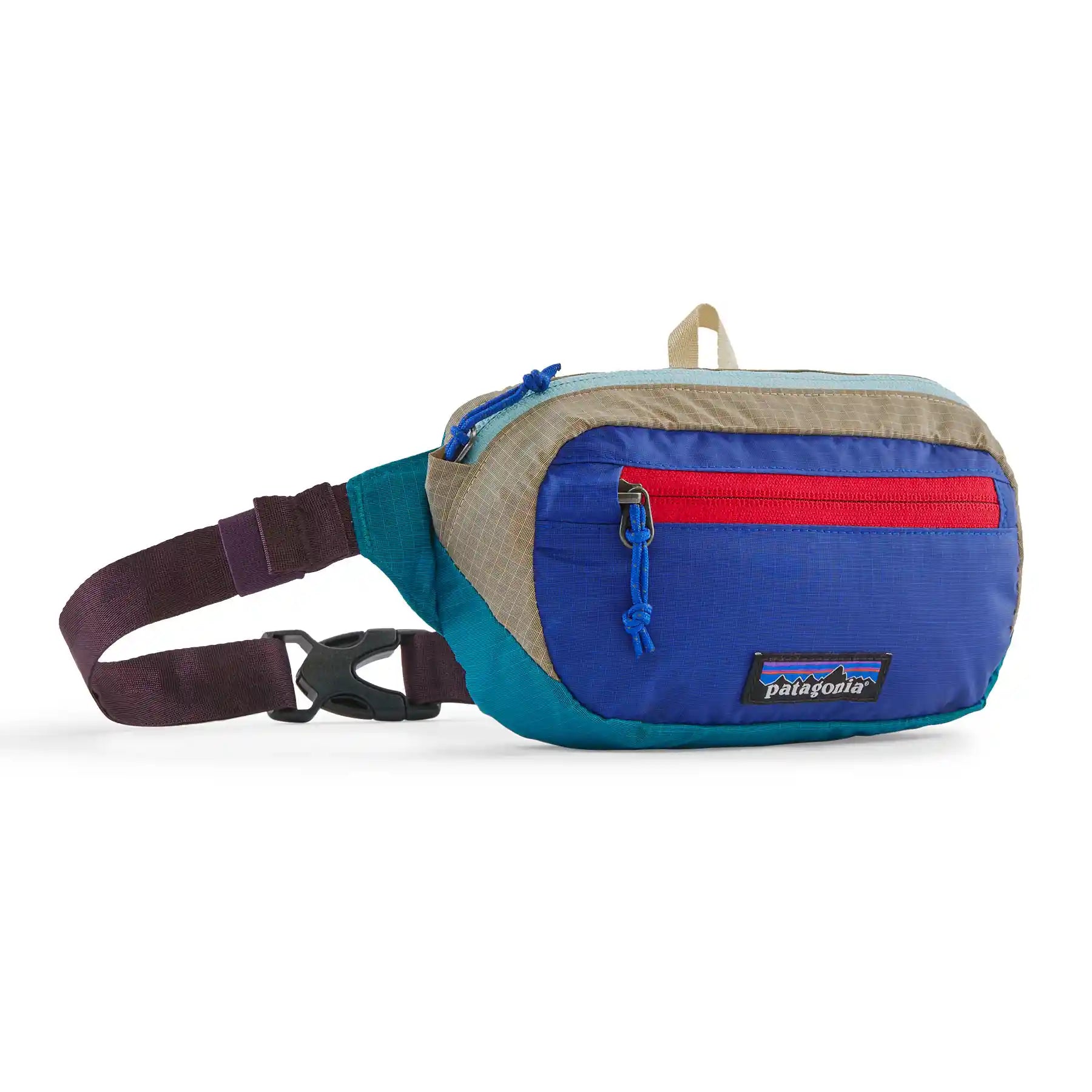 Patagonia Ultralight Black Hole Mini Hip Pack, patchwork: belay blue — available at Norwood