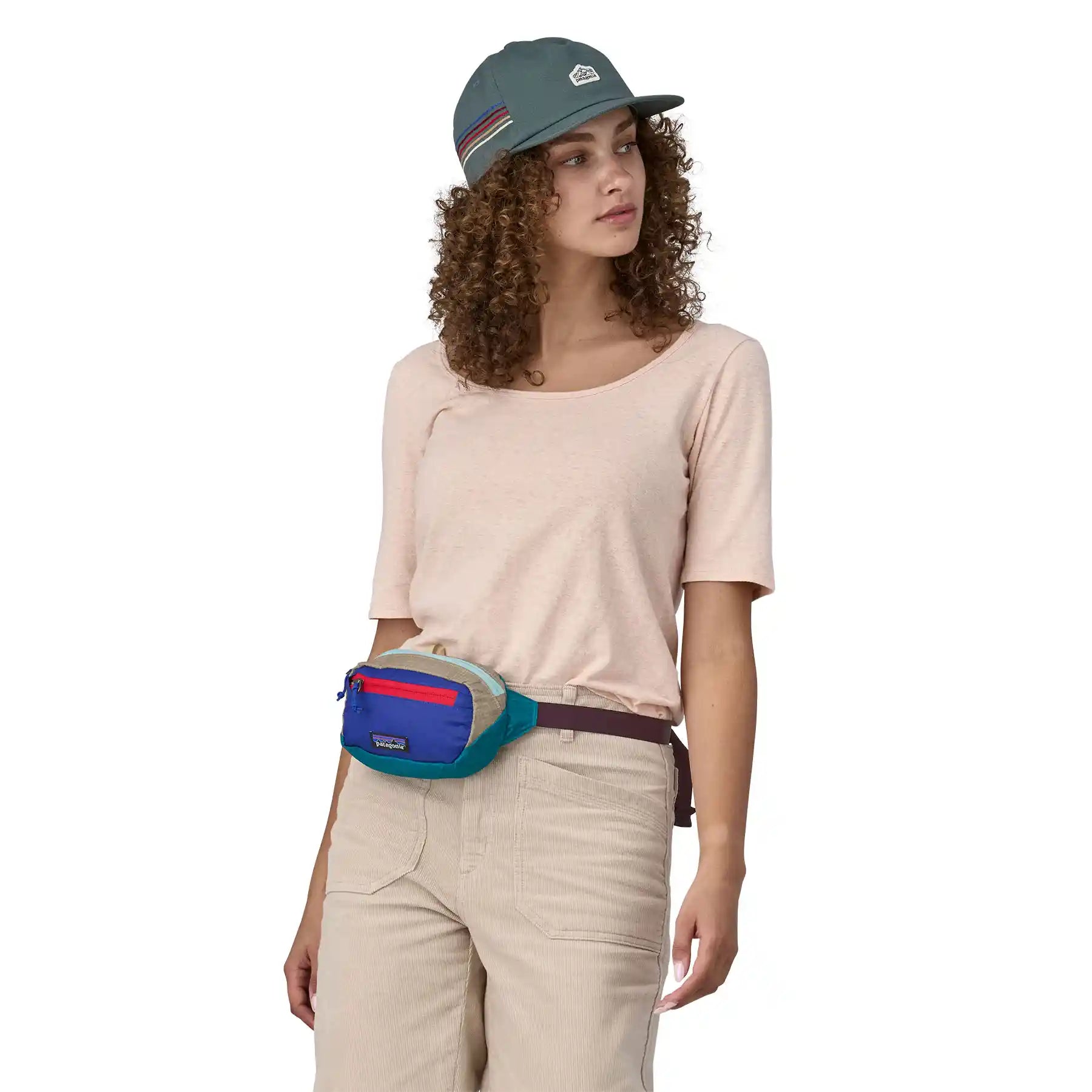 Patagonia Ultralight Black Hole Mini Hip Pack, patchwork: belay blue — available at Norwood