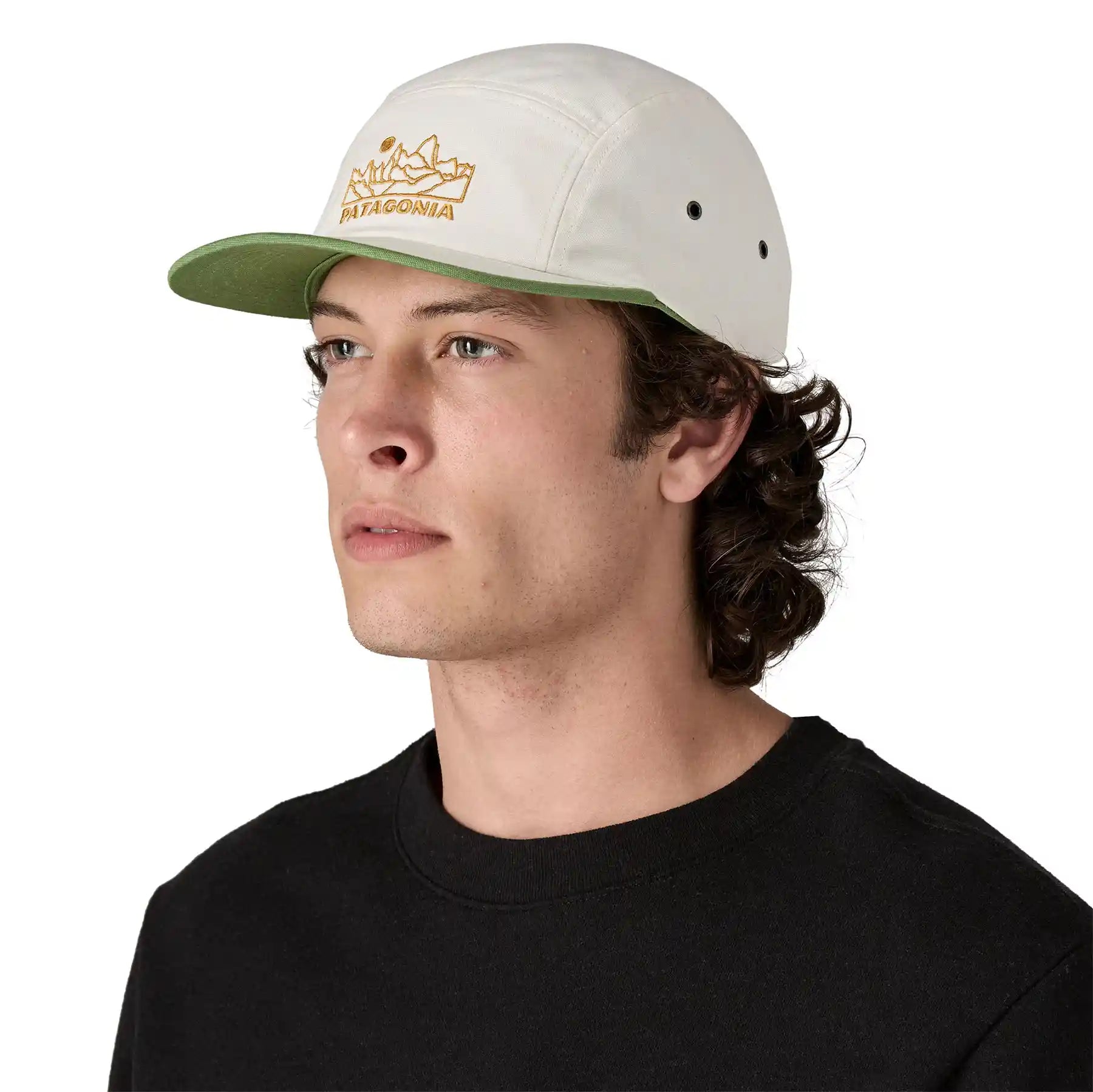 Patagonia Graphic Maclure Hat, trailways terrain: birch white — available at Norwood