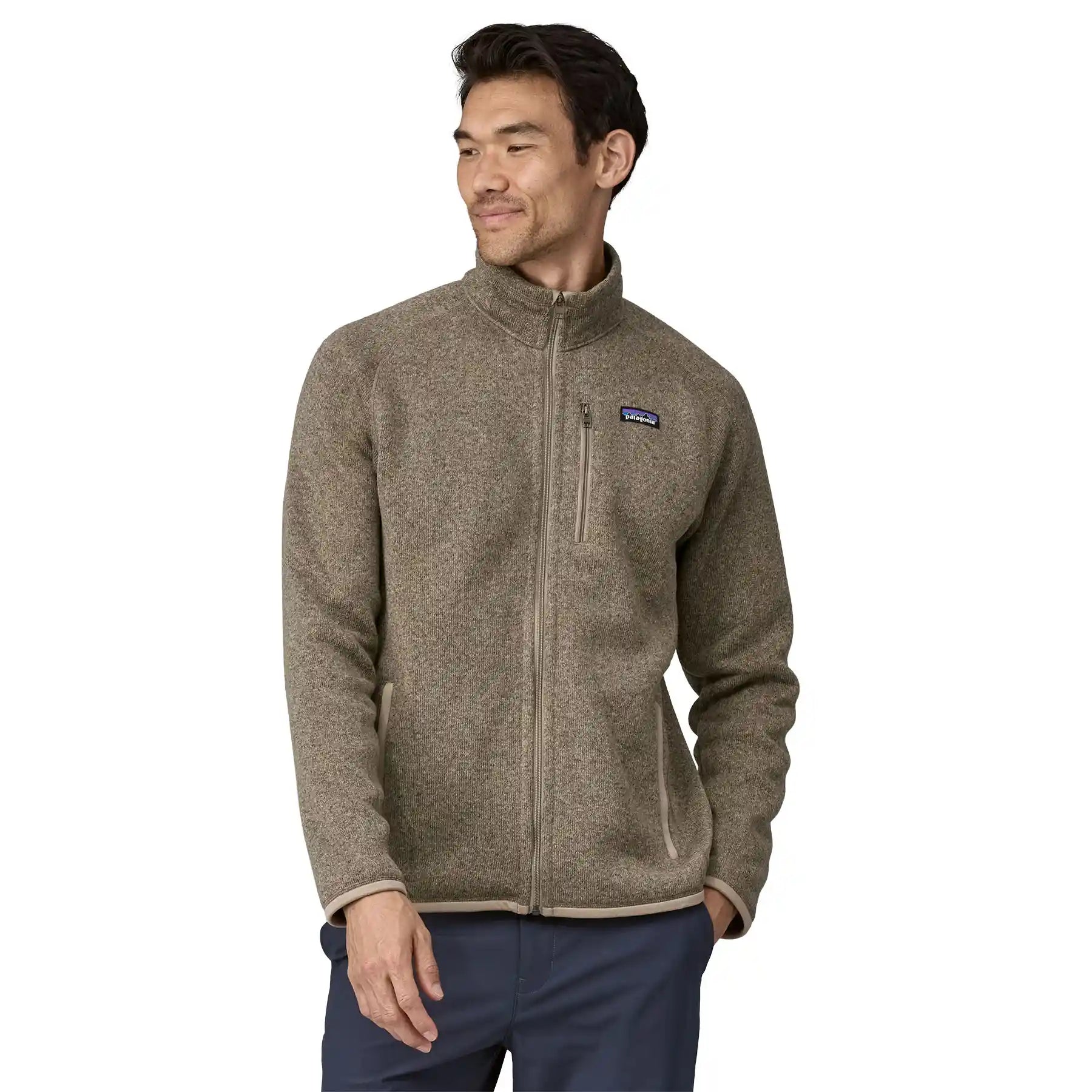 Patagonia Men's Better Sweater Jacket, seabird grey — available at Norwood