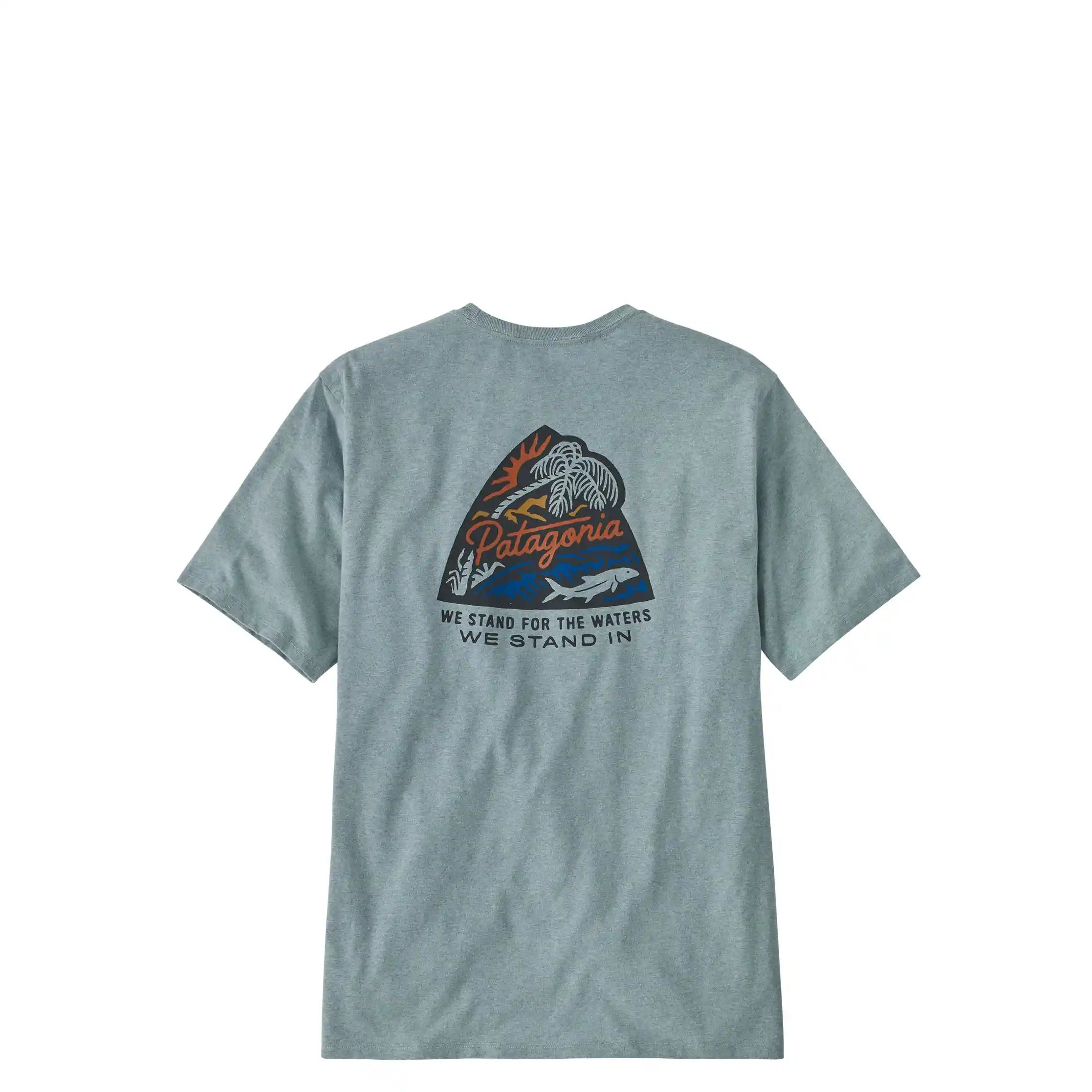 Patagonia Men's Take A Stand Responsibili-Tee, bayou badge: thermal blue