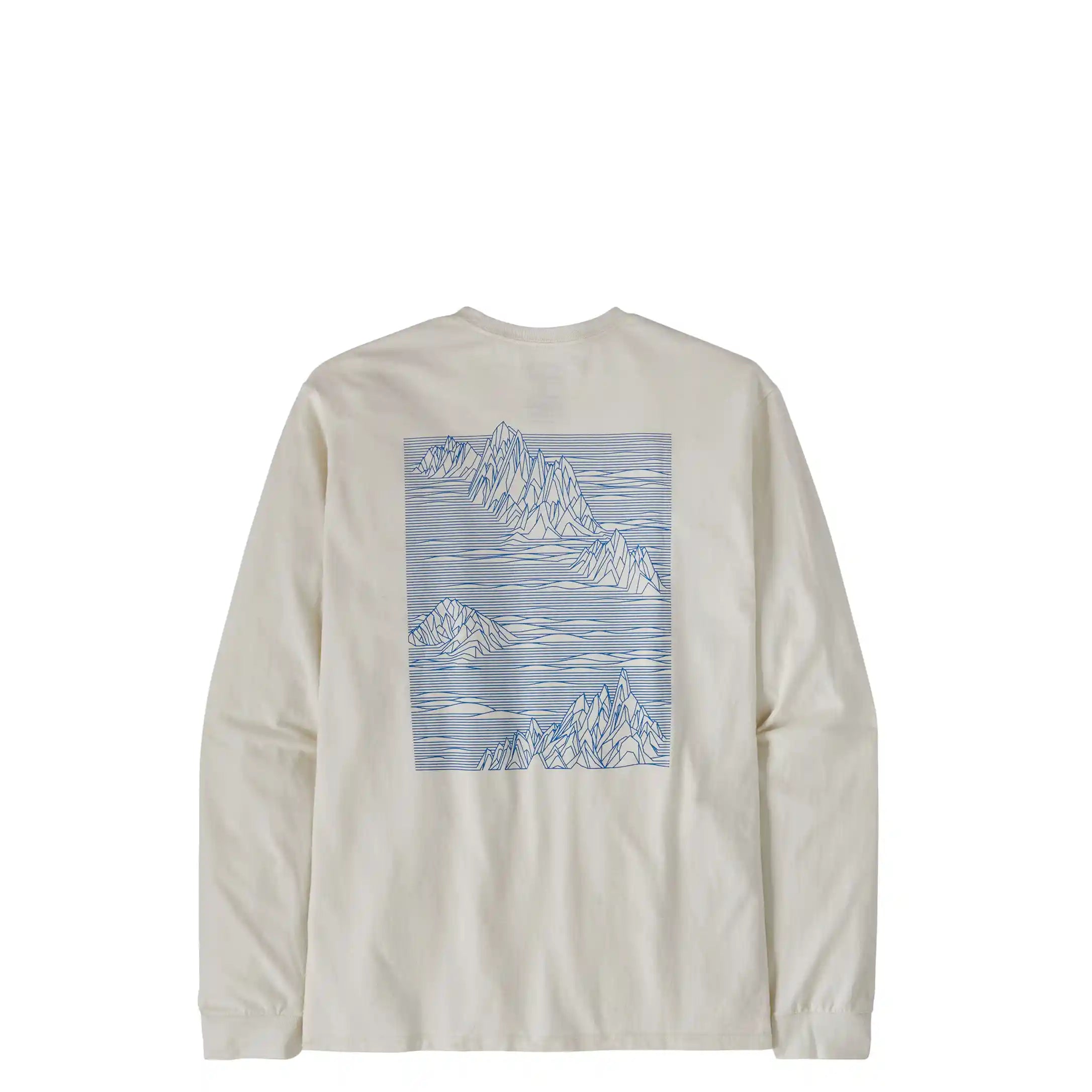 Patagonia Long Sleeve Strataspire Responsibili-Tee, birch white