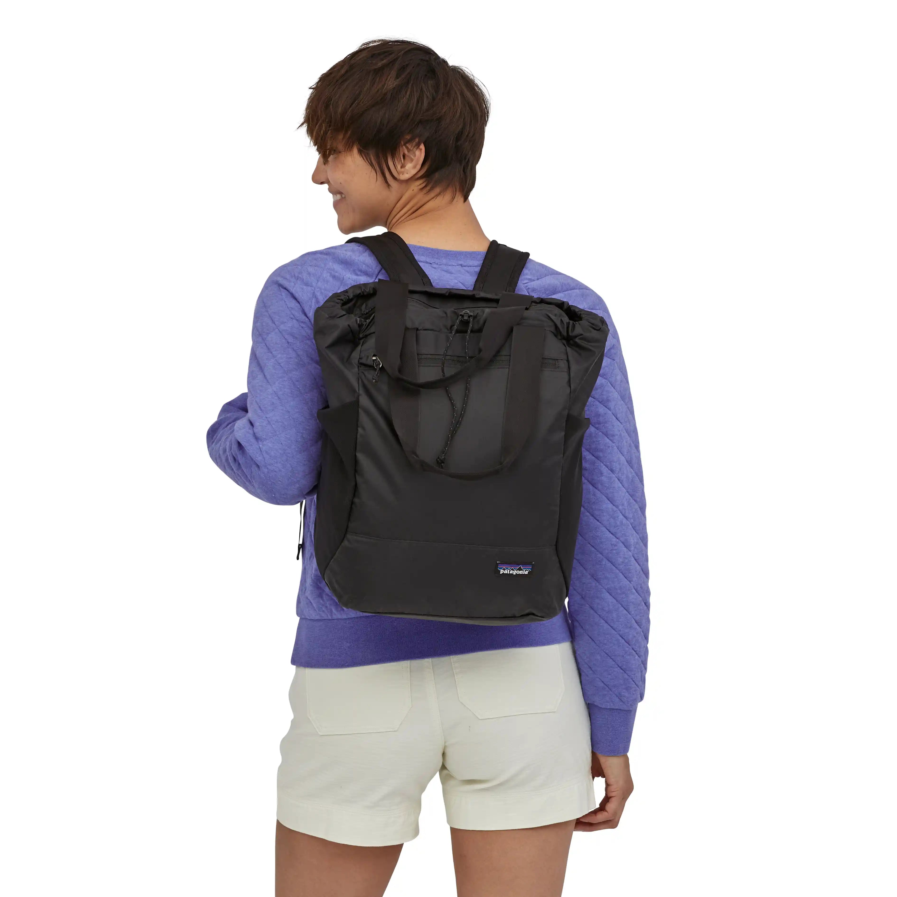 Patagonia Ultralight Black Hole Tote Pack, black — available at Norwood
