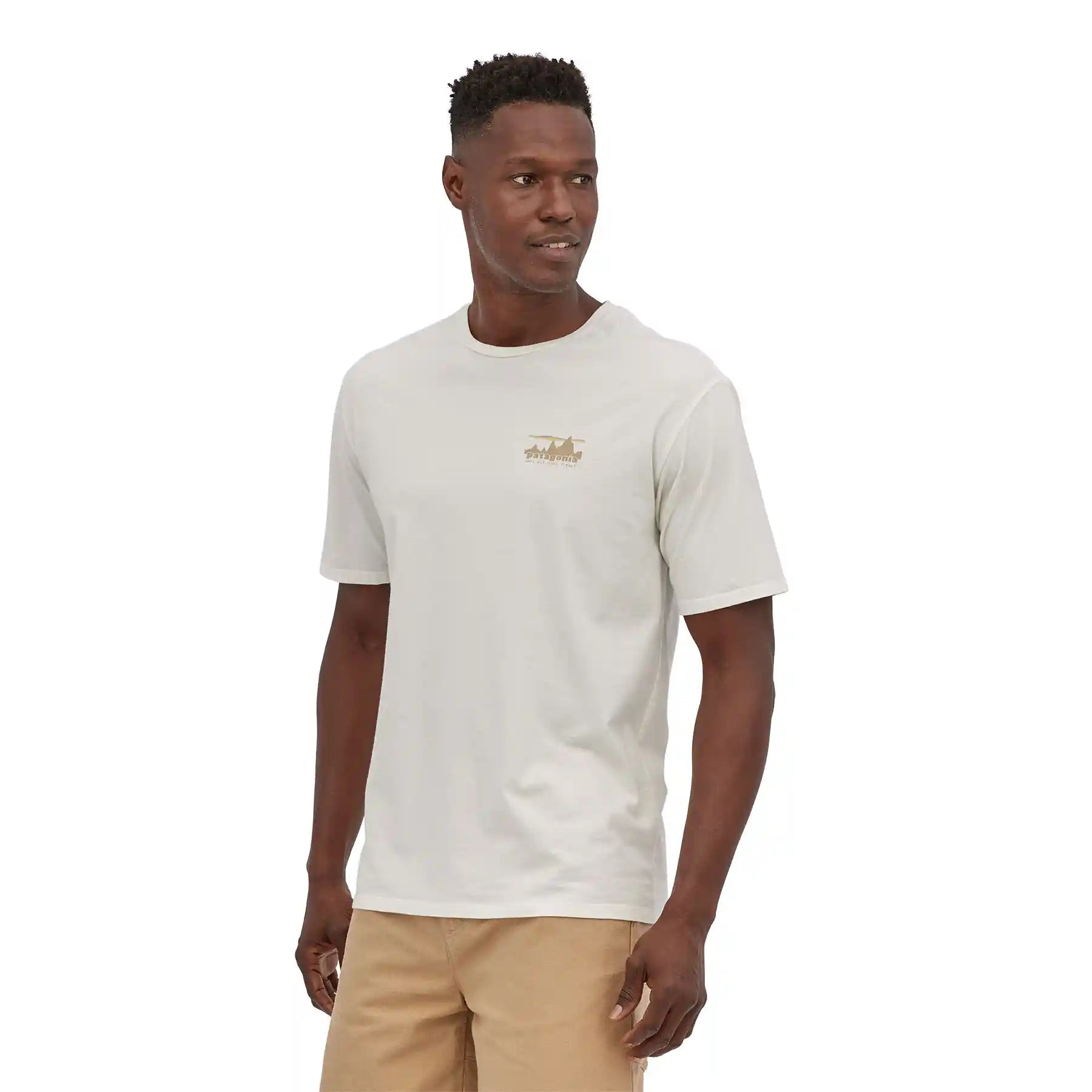 Patagonia '73 Skyline Organic T-Shirt, birch white — available at Norwood