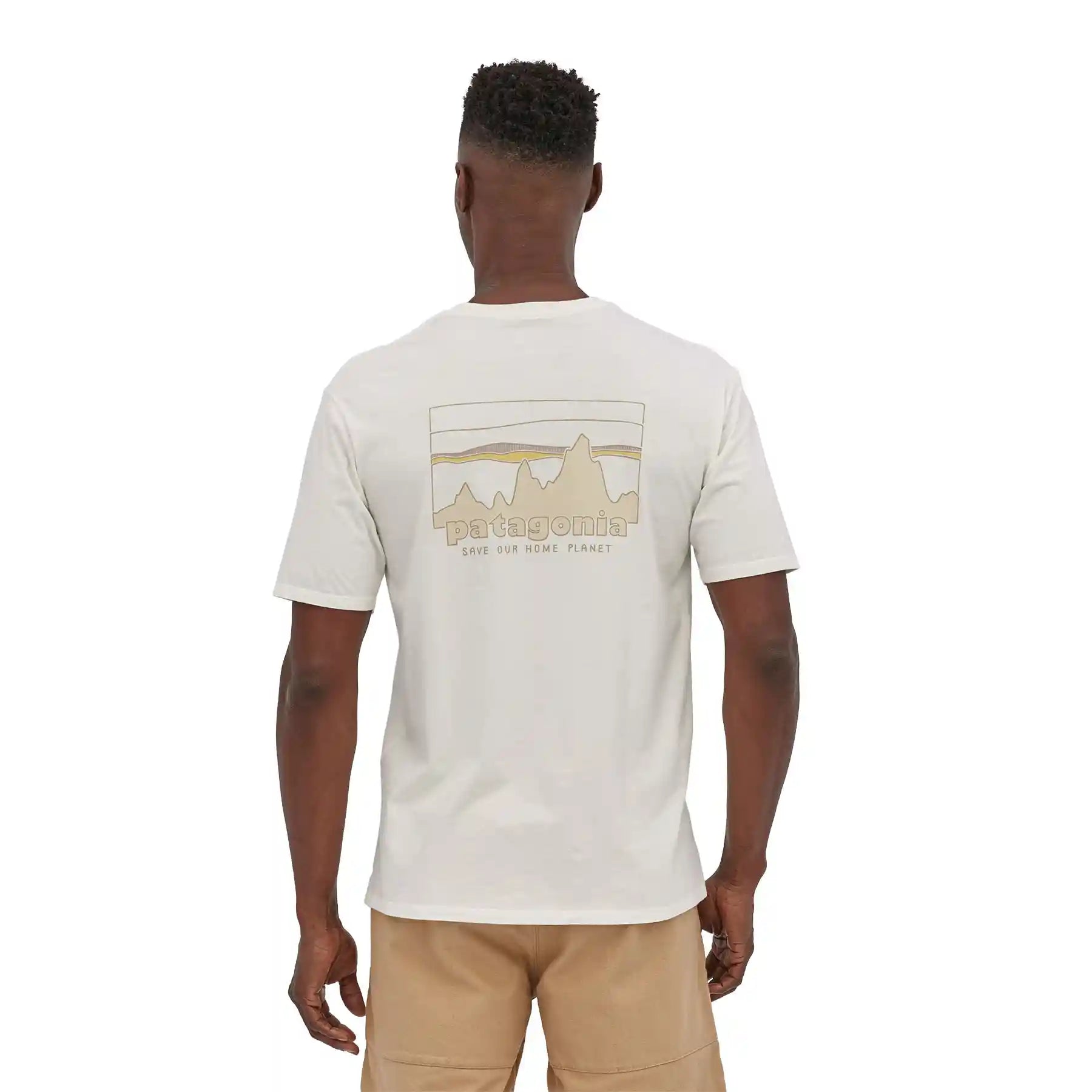 Patagonia '73 Skyline Organic T-Shirt, birch white — available at Norwood
