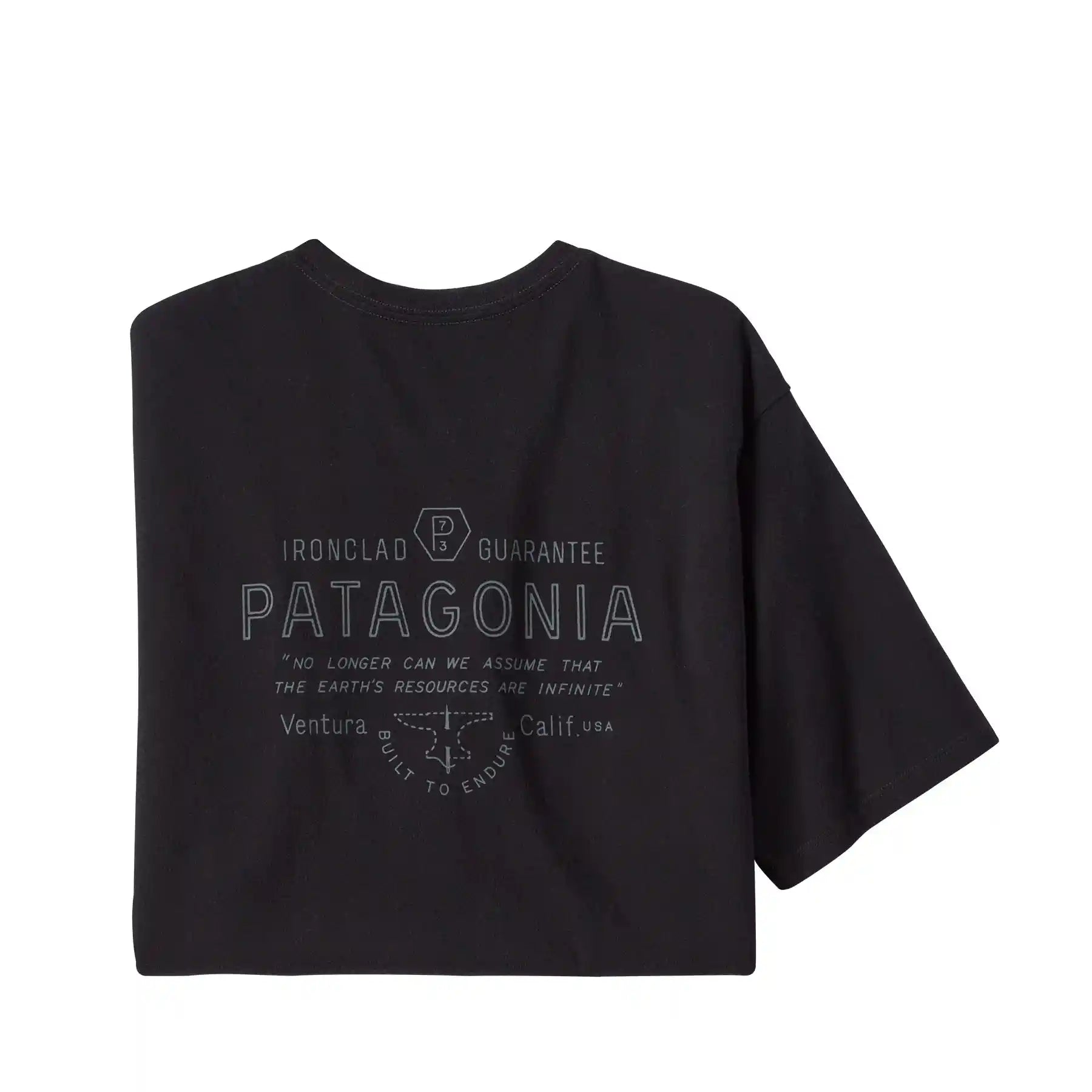 Patagonia Forge Mark Responsibili-Tee, black — available at Norwood