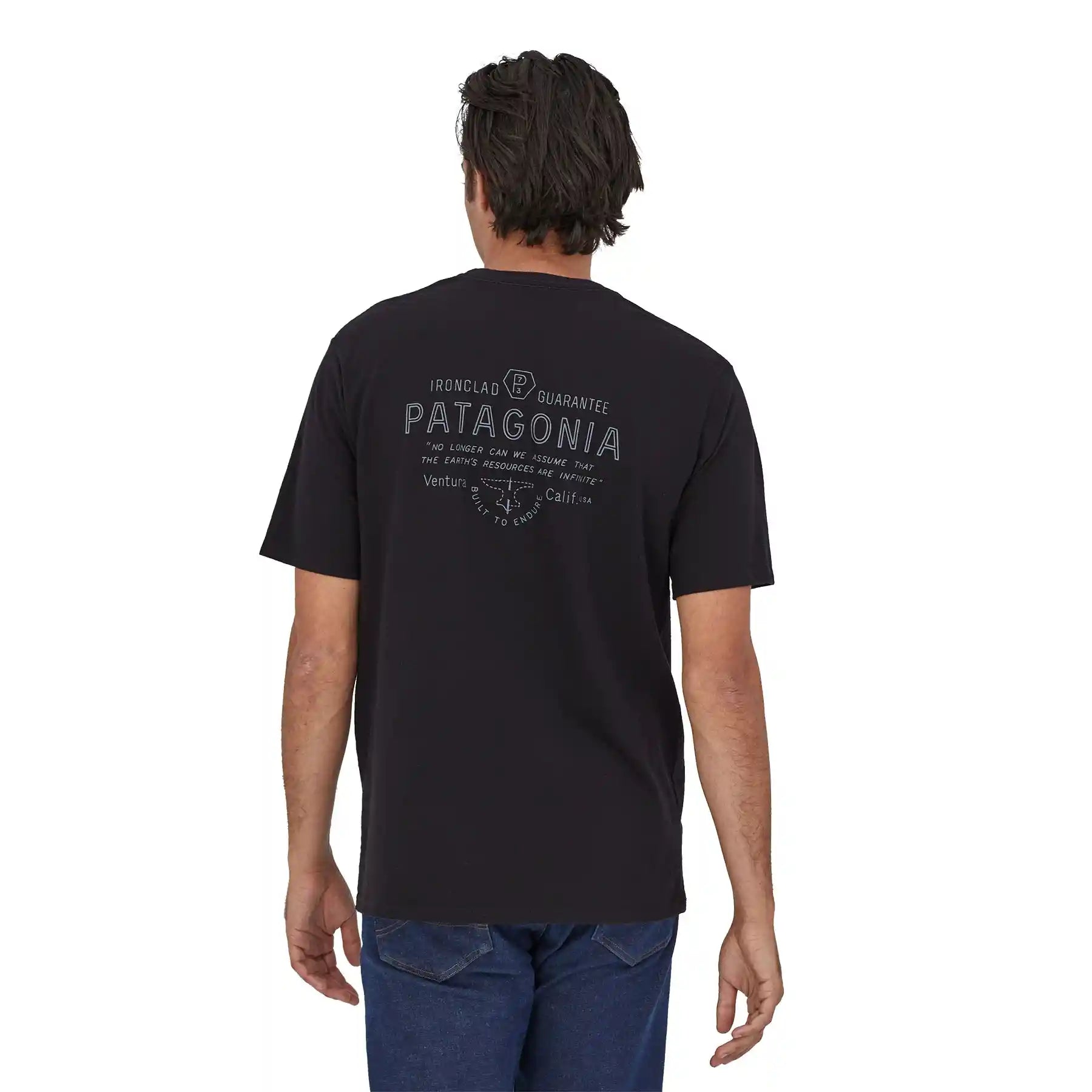 Patagonia Forge Mark Responsibili-Tee, black — available at Norwood