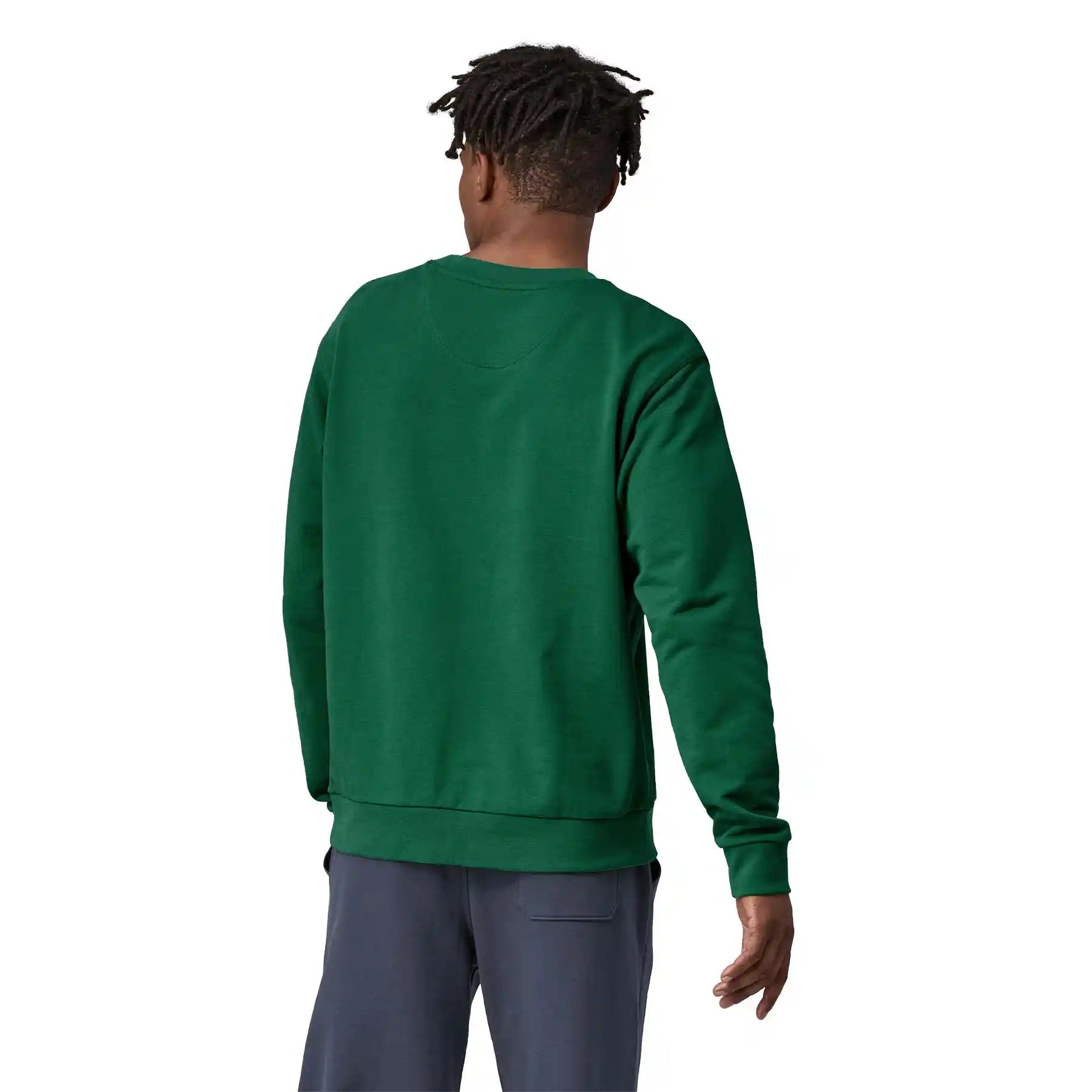 Patagonia Daily Crewneck Sweatshirt, conifer green — available at Norwood