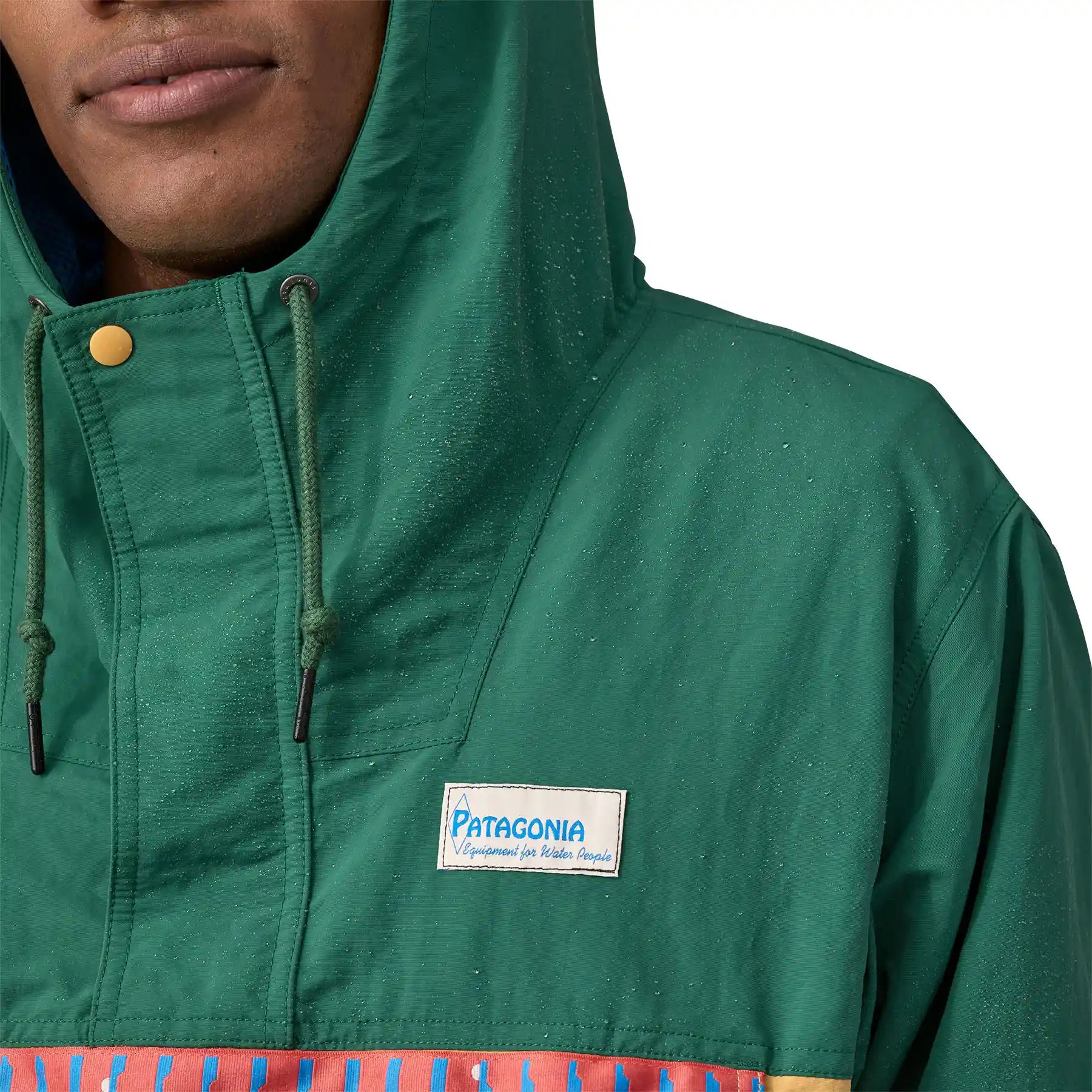 Patagonia Isthmus Anorak, pufferfish gold — available at Norwood