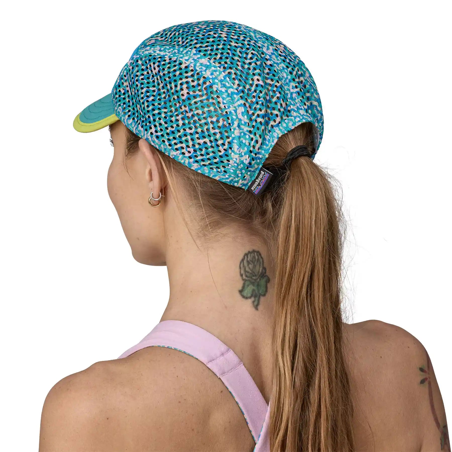 Patagonia Duckbill Cap, sea texture: subtidal blue — available at Norwood