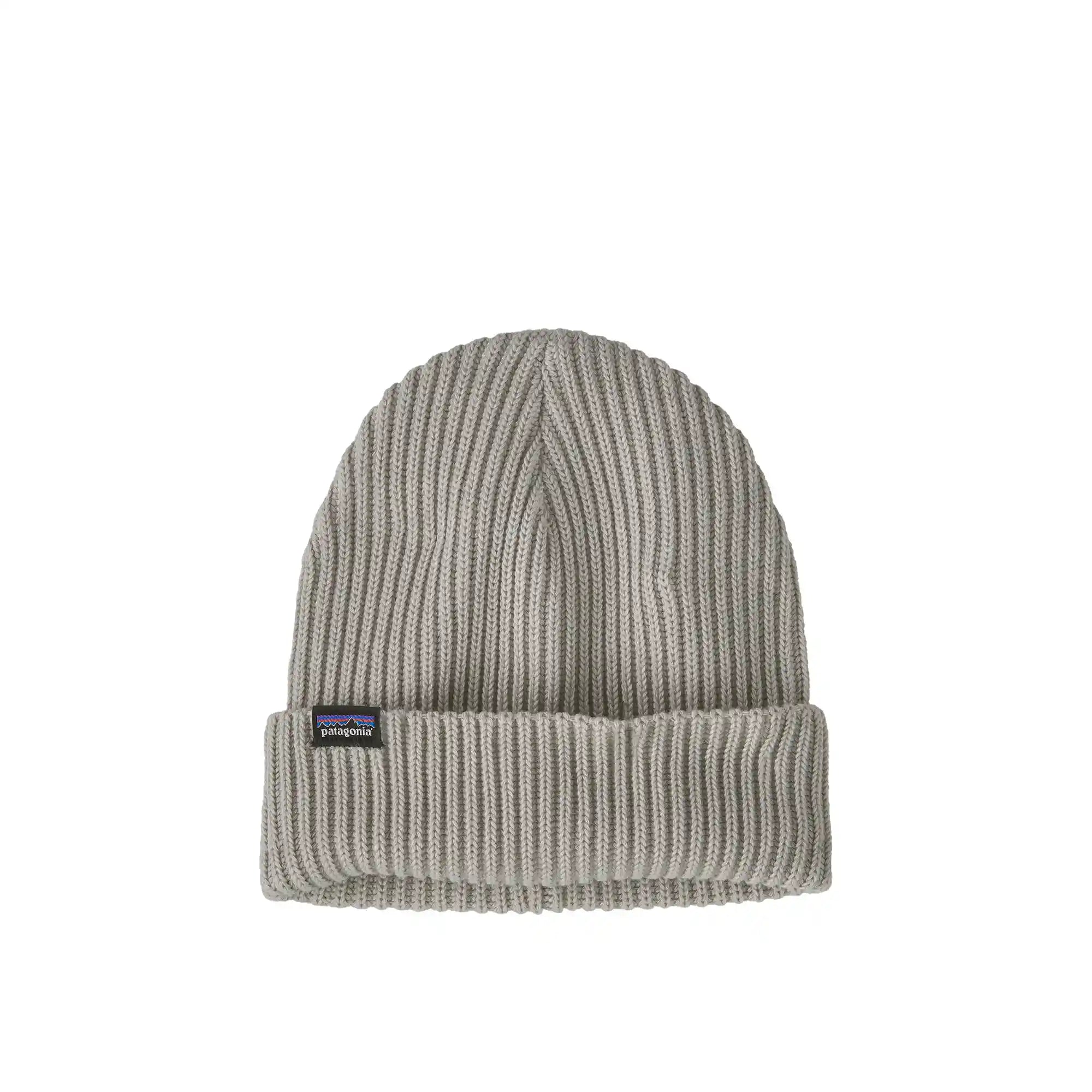 Patagonia Fishermans Rolled Beanie, crisp grey