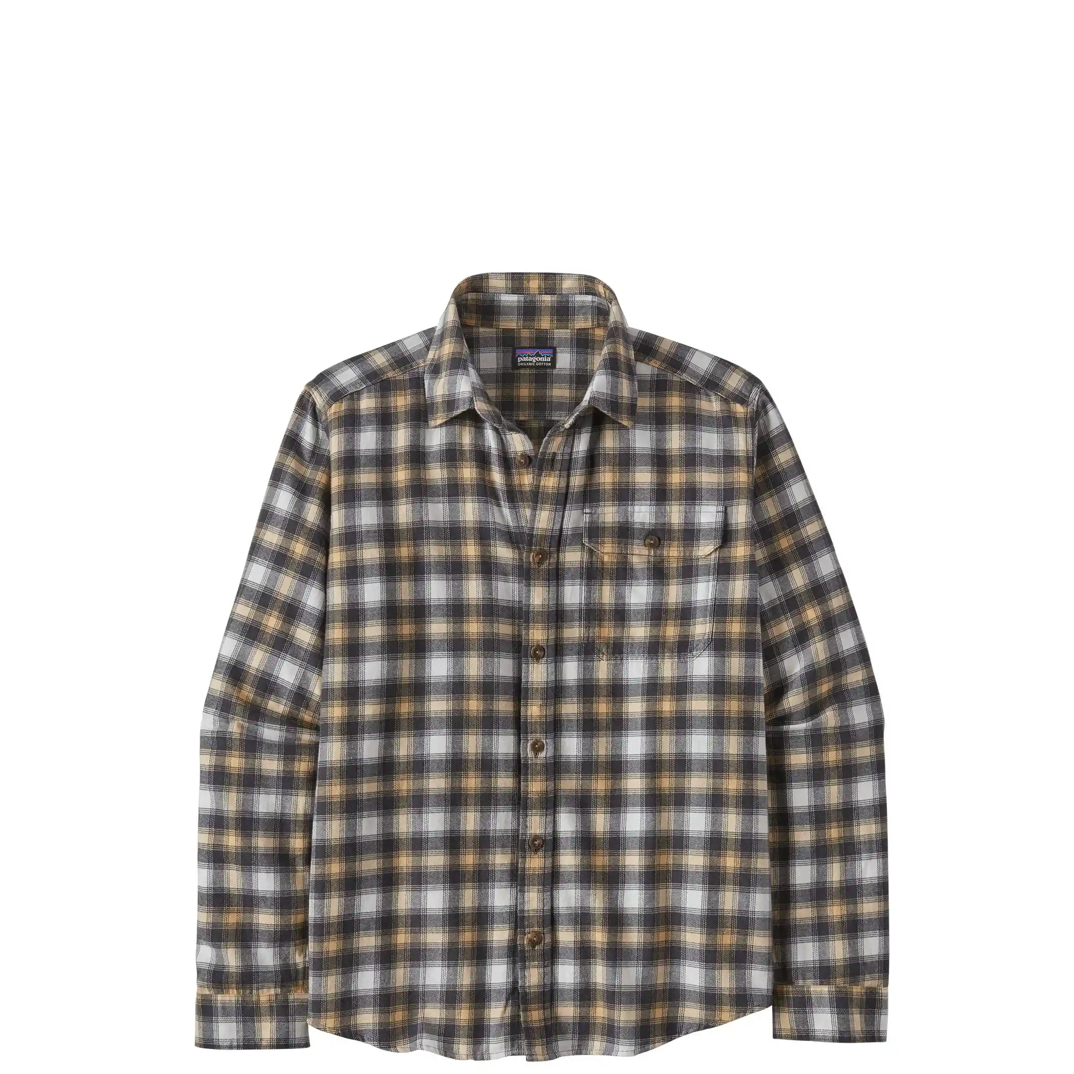 Patagonia Lightweight Fjord Flannel Shirt, beach day: sandy melon