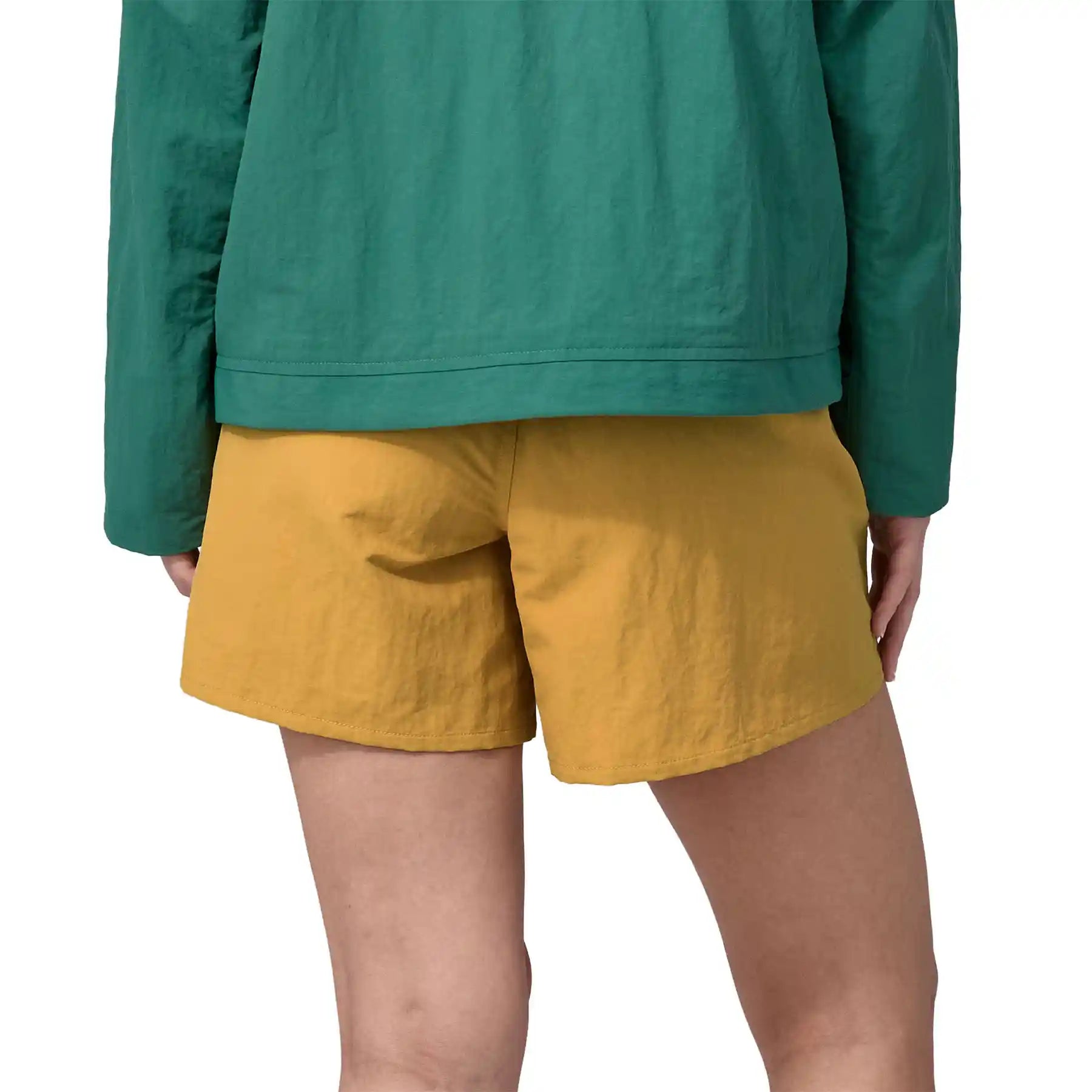 Patagonia Womens Baggies Shorts - 5", pufferfish gold — available at Norwood