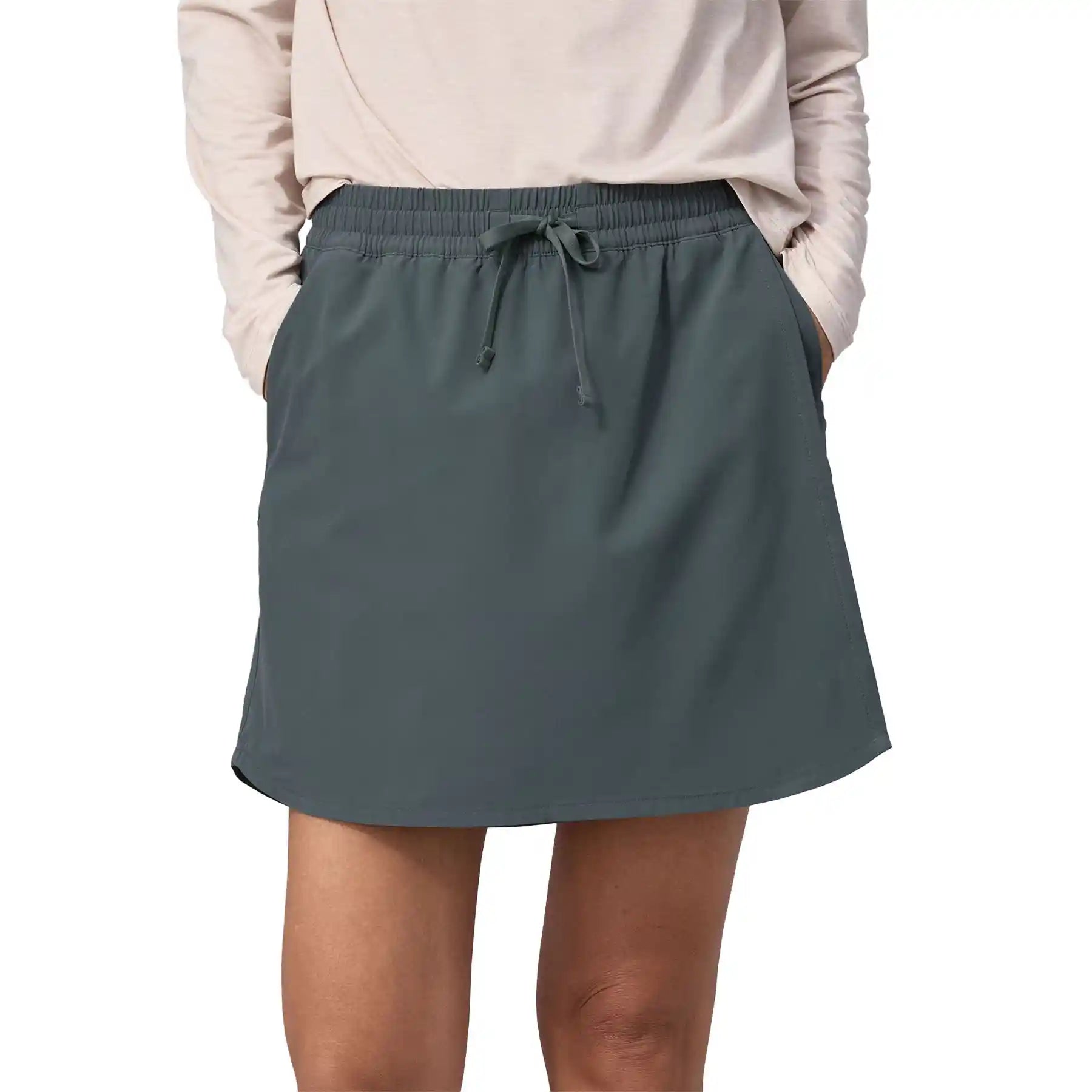Patagonia Womens Fleetwith Skort, nouveau green — available at Norwood