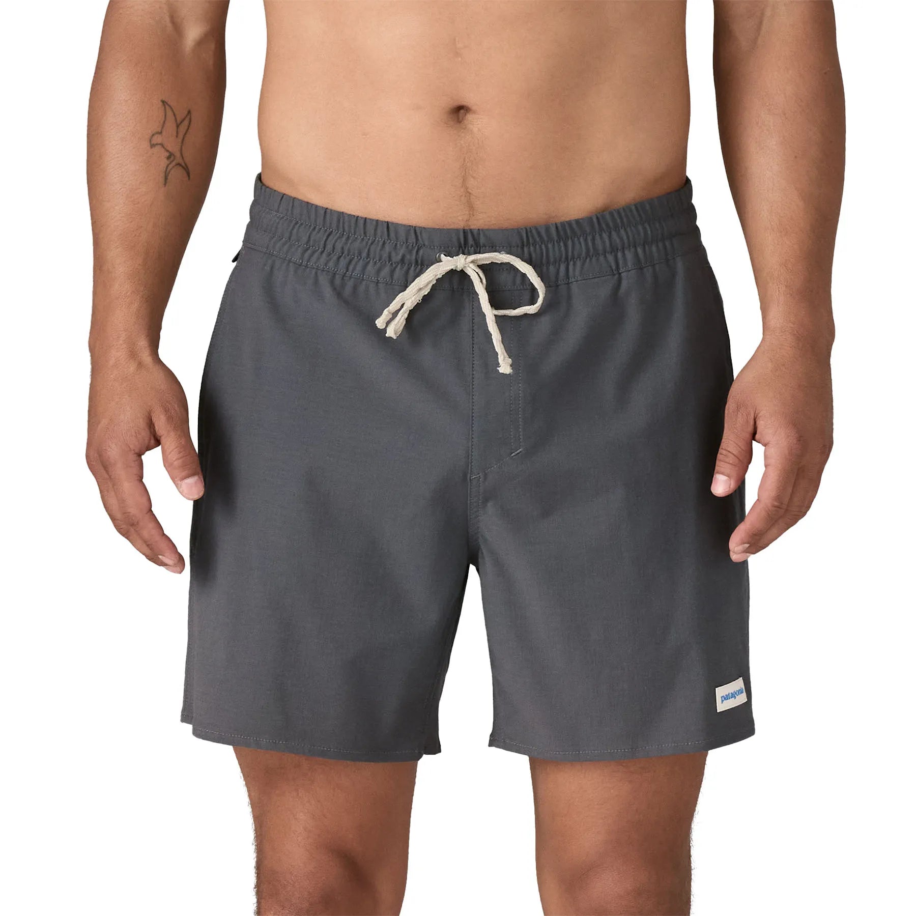 Patagonia Home Waters Volley Shorts (16"), forge grey — available at Norwood