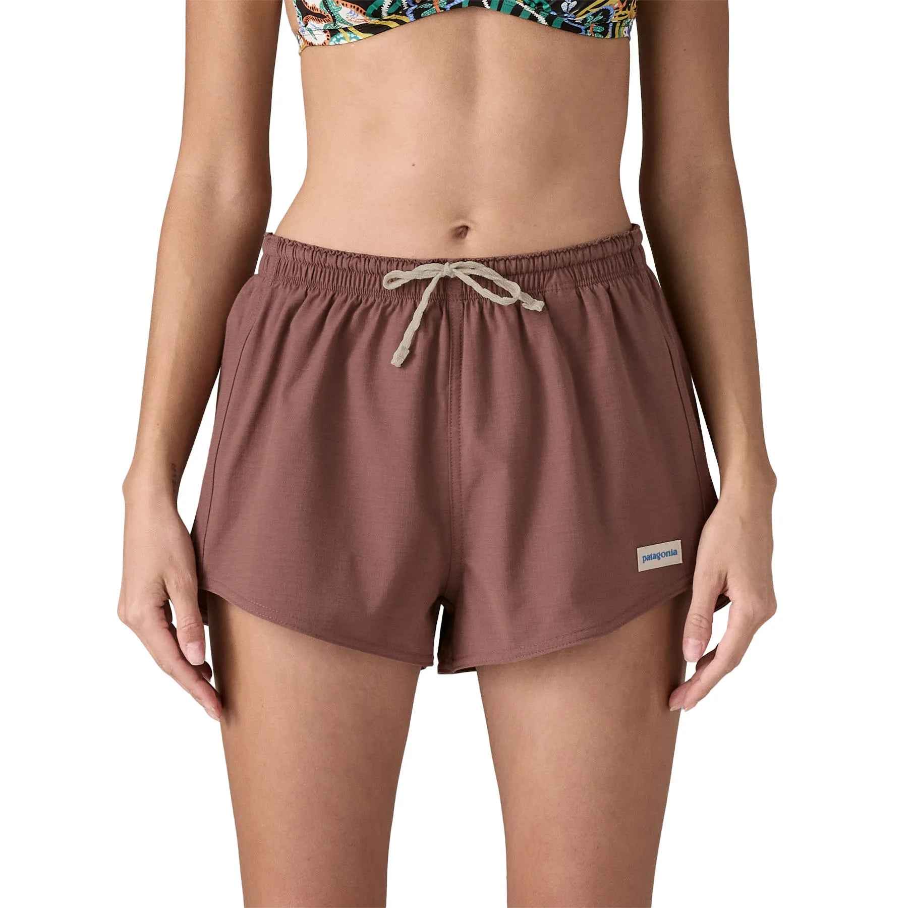 Patagonia Womens Home Waters Volley Shorts - 3 In., dulse mauve — available at Norwood