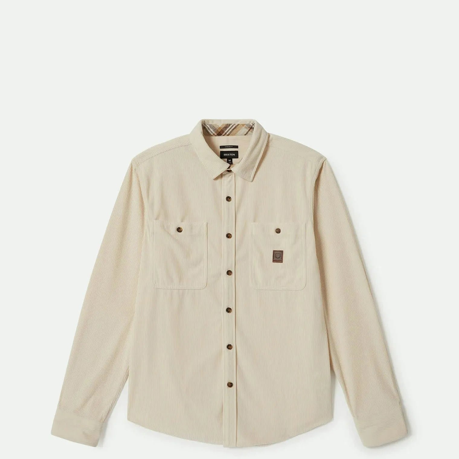 Brixton The Field Corduroy Overshirt, whitecap