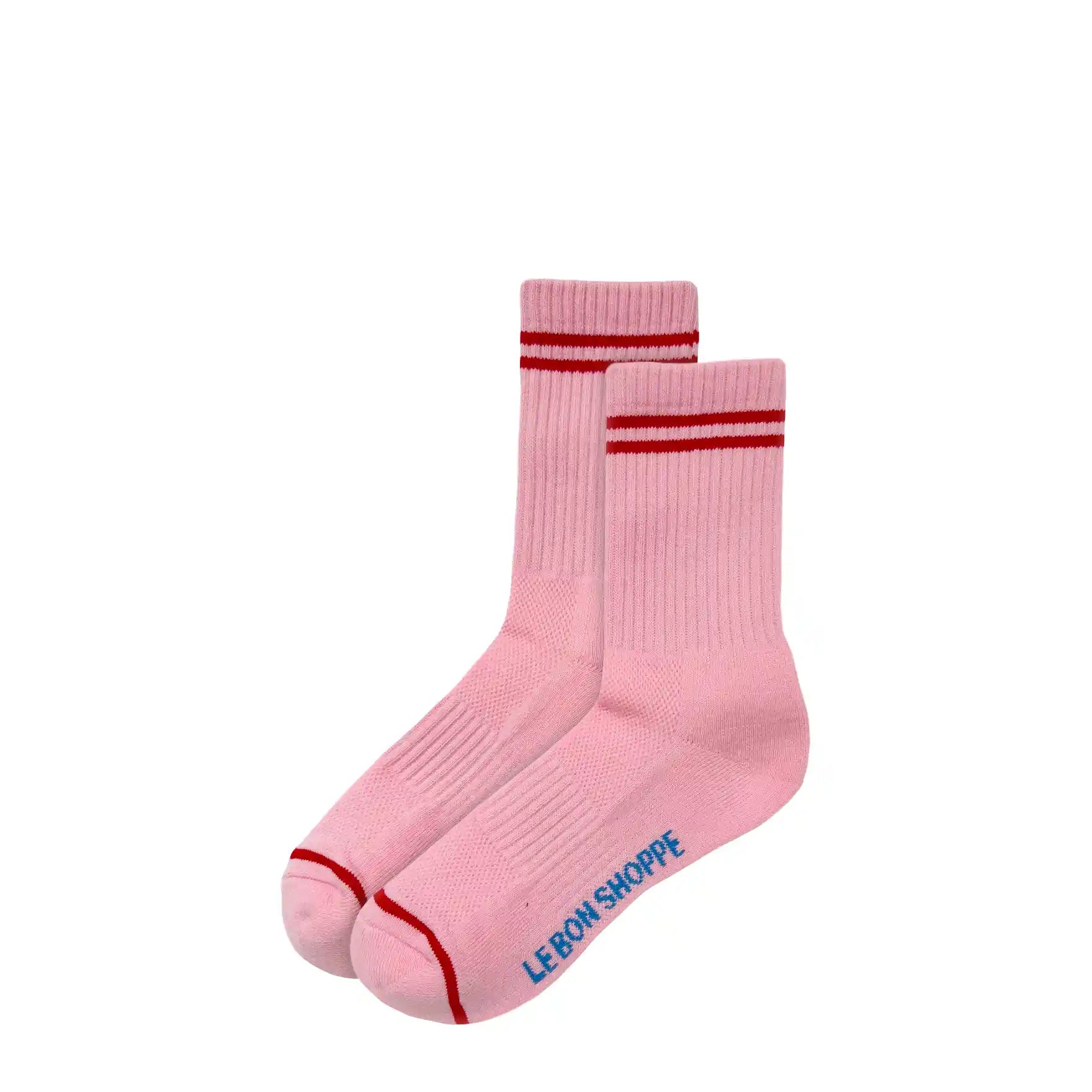 Le Bon Shoppe Boyfriend Socks, amour pink