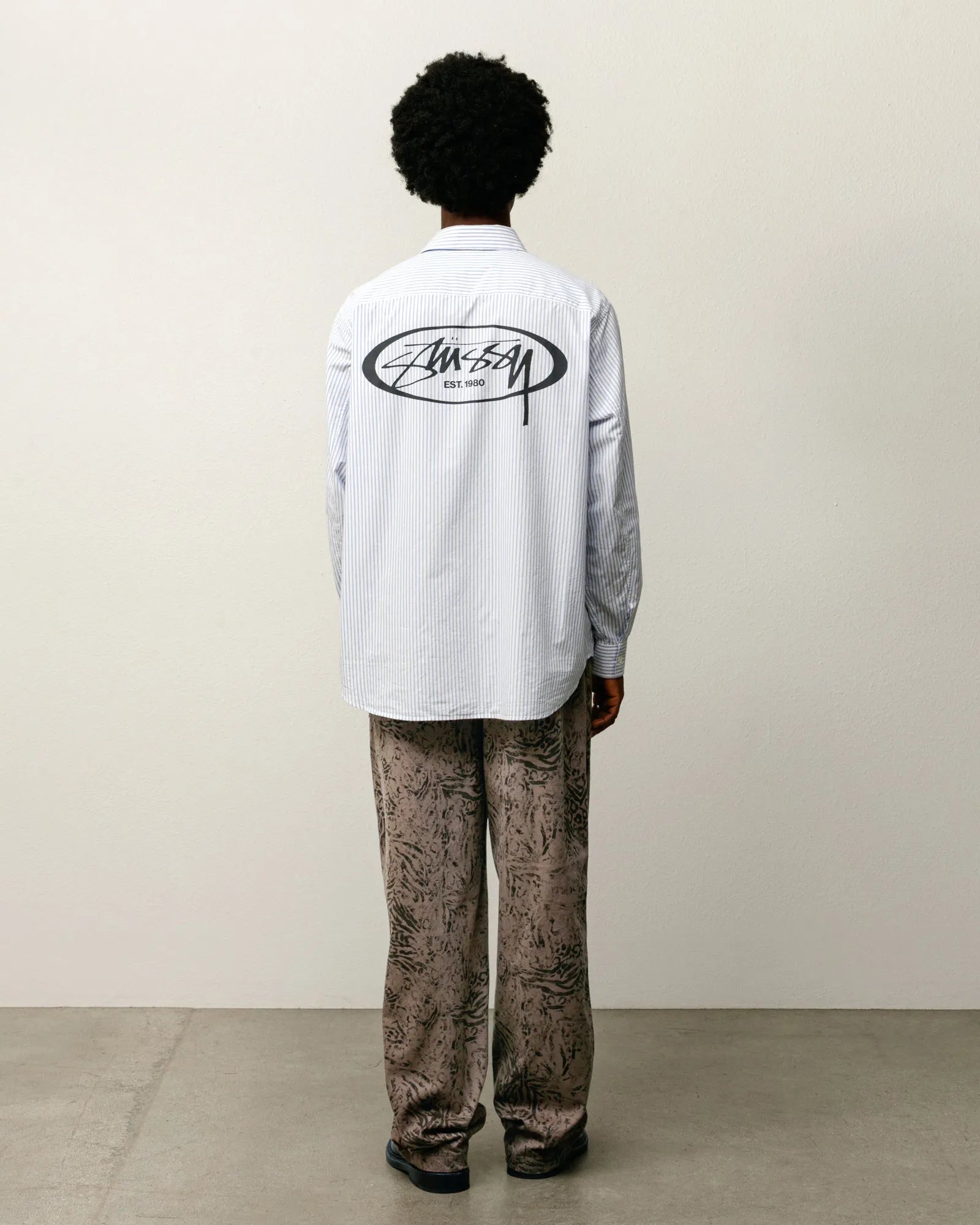 Stussy Cotton Twill Beach Pant, fossil — available at Norwood