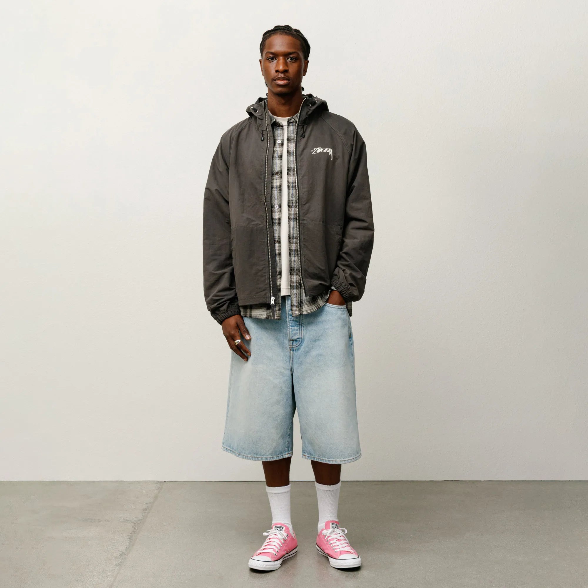 Stussy Beach Shell Wave Dye, black — available at Norwood