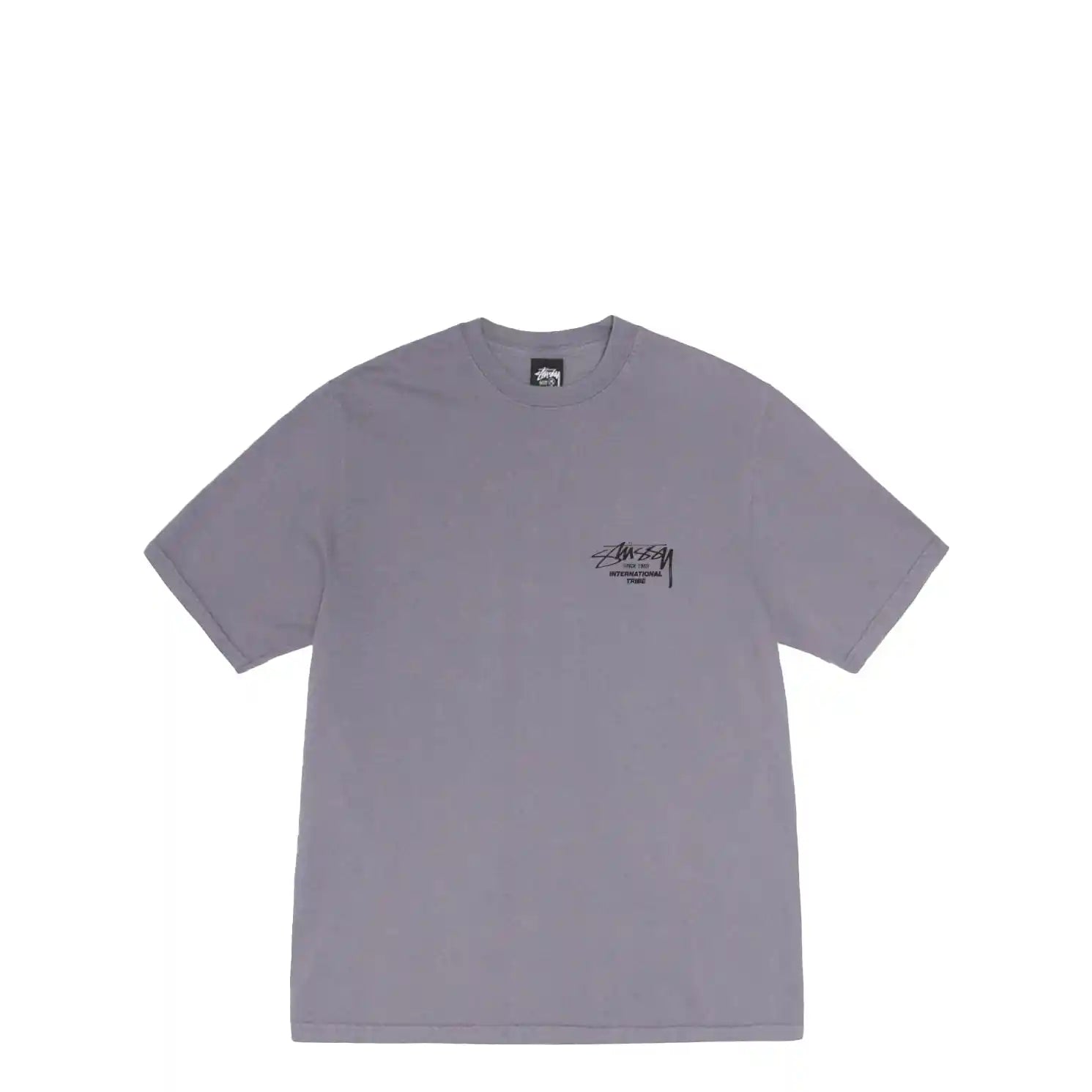 Stussy Beat Sounds Pigment Dyed Tee, shark — available at Norwood